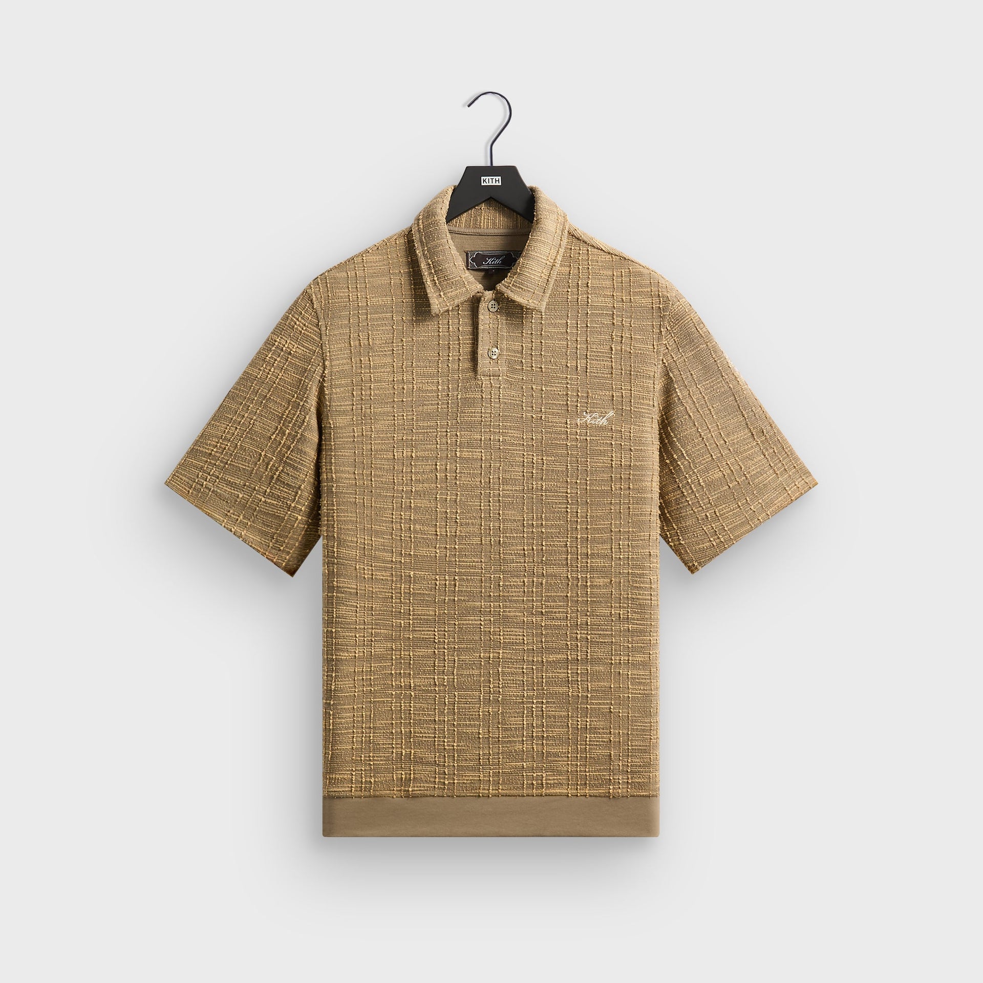 Kith High Twist Tweed Graham Polo - Palomino