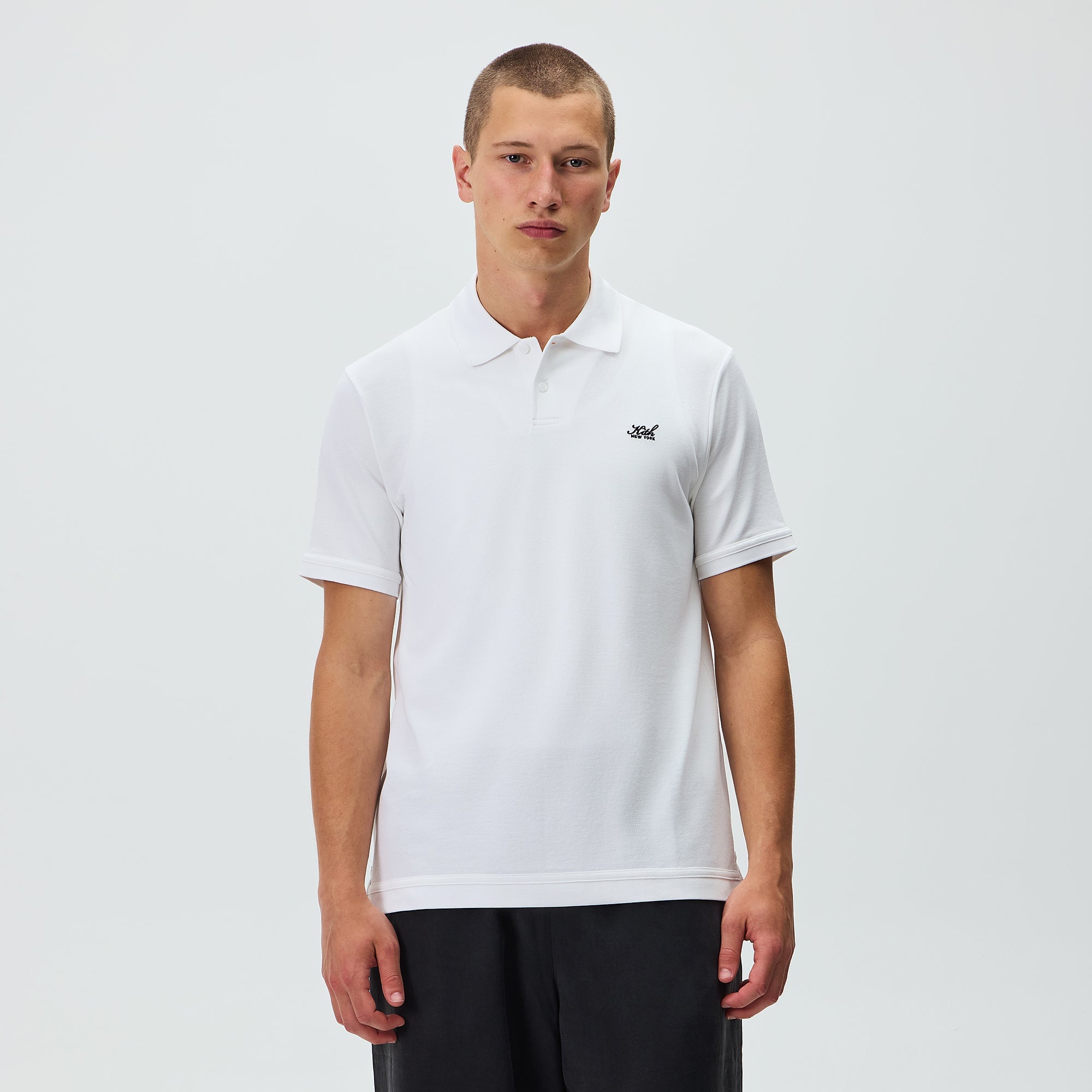 Kith Pique Ainslie Polo - White – Kith Europe