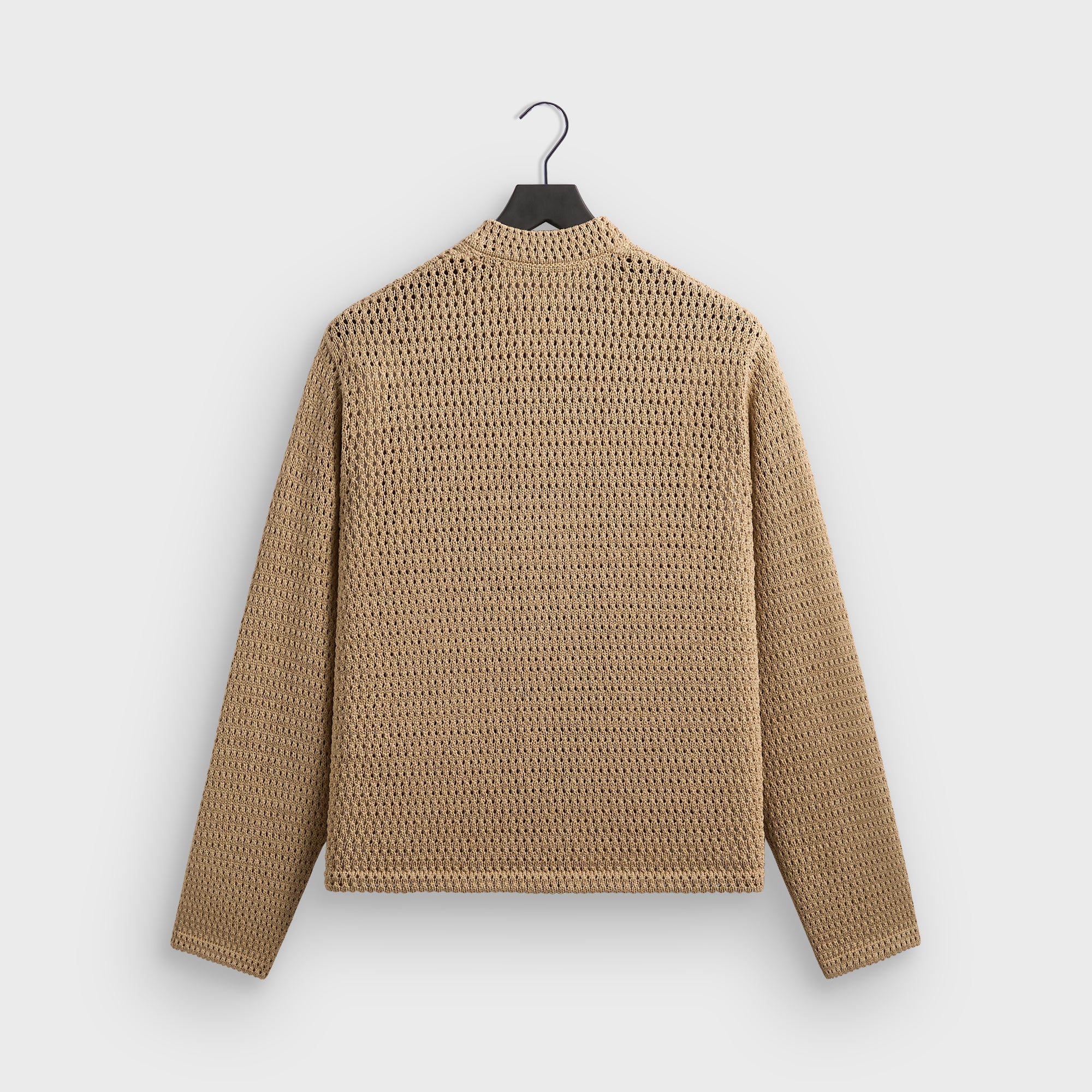 Kith Crochet Luke Zip Front Sweater - Durum – Kith Europe