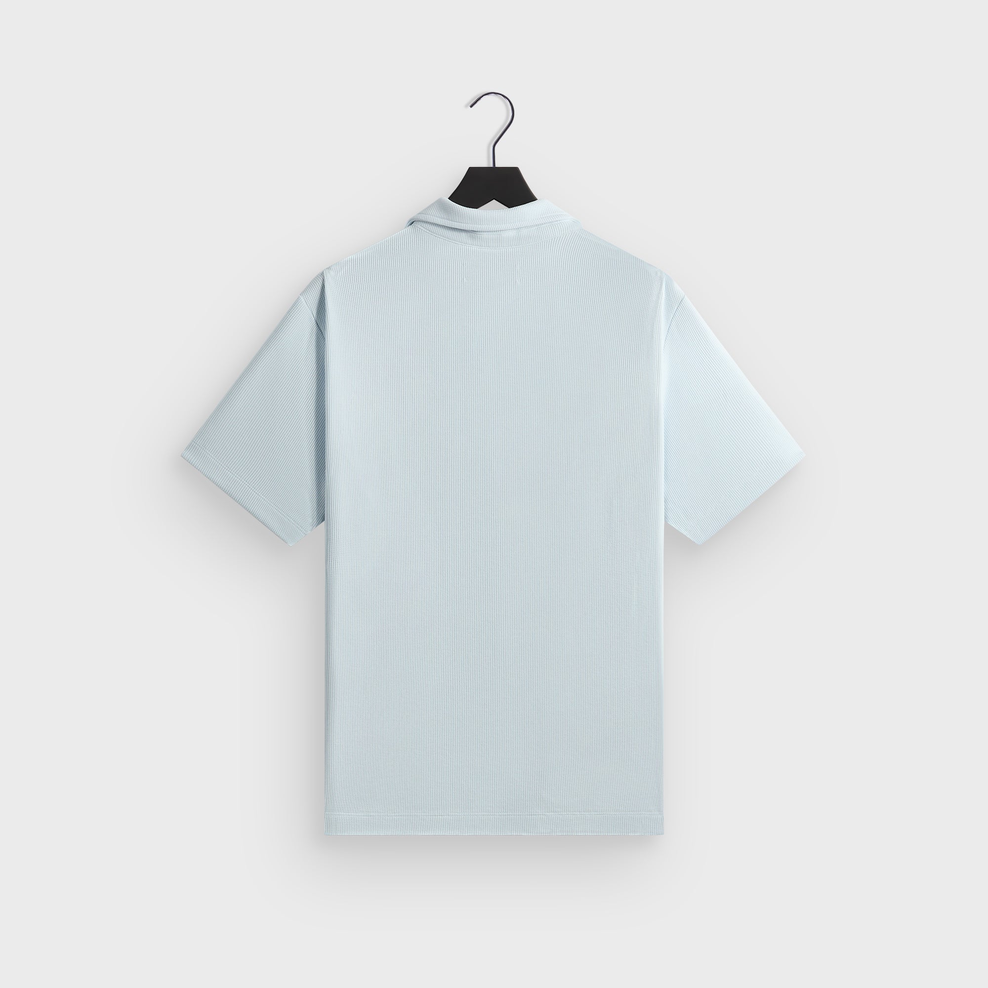Kith Micro Waffle Drew Polo - Light Indigo – Kith Europe