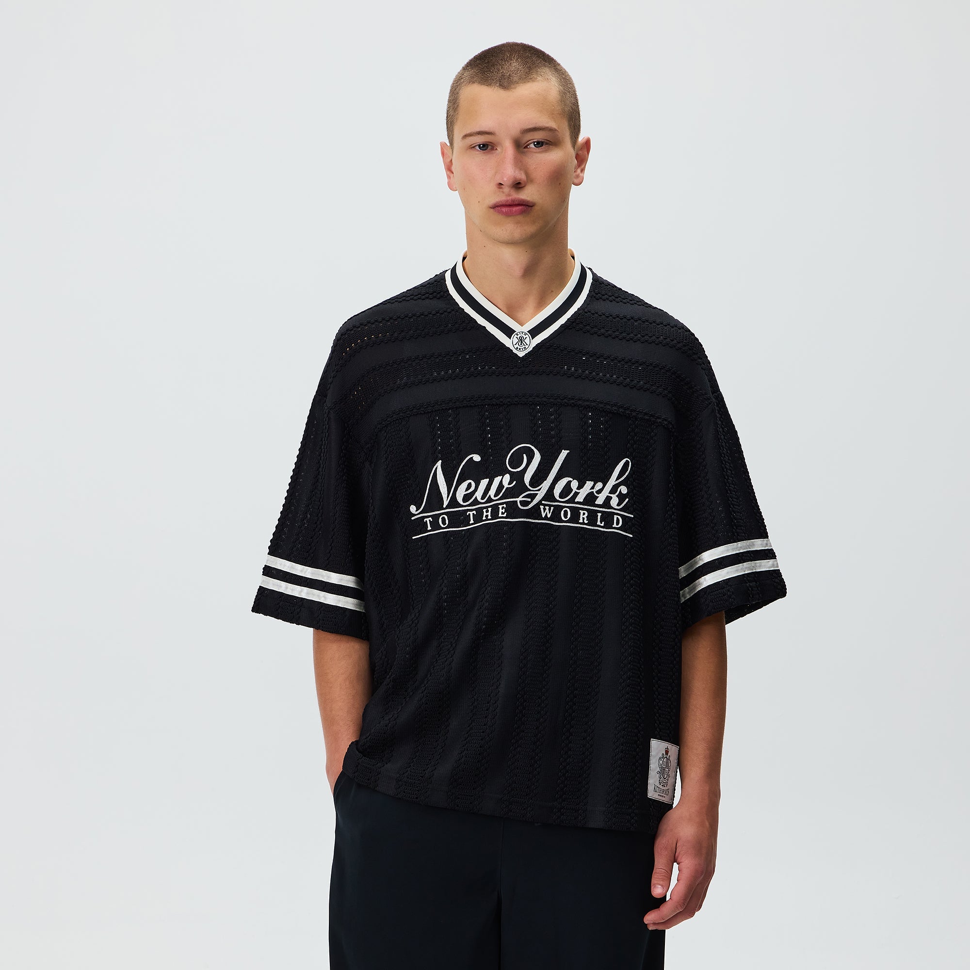 Kith Ladder Lace Julian Jersey - Black – Kith Europe