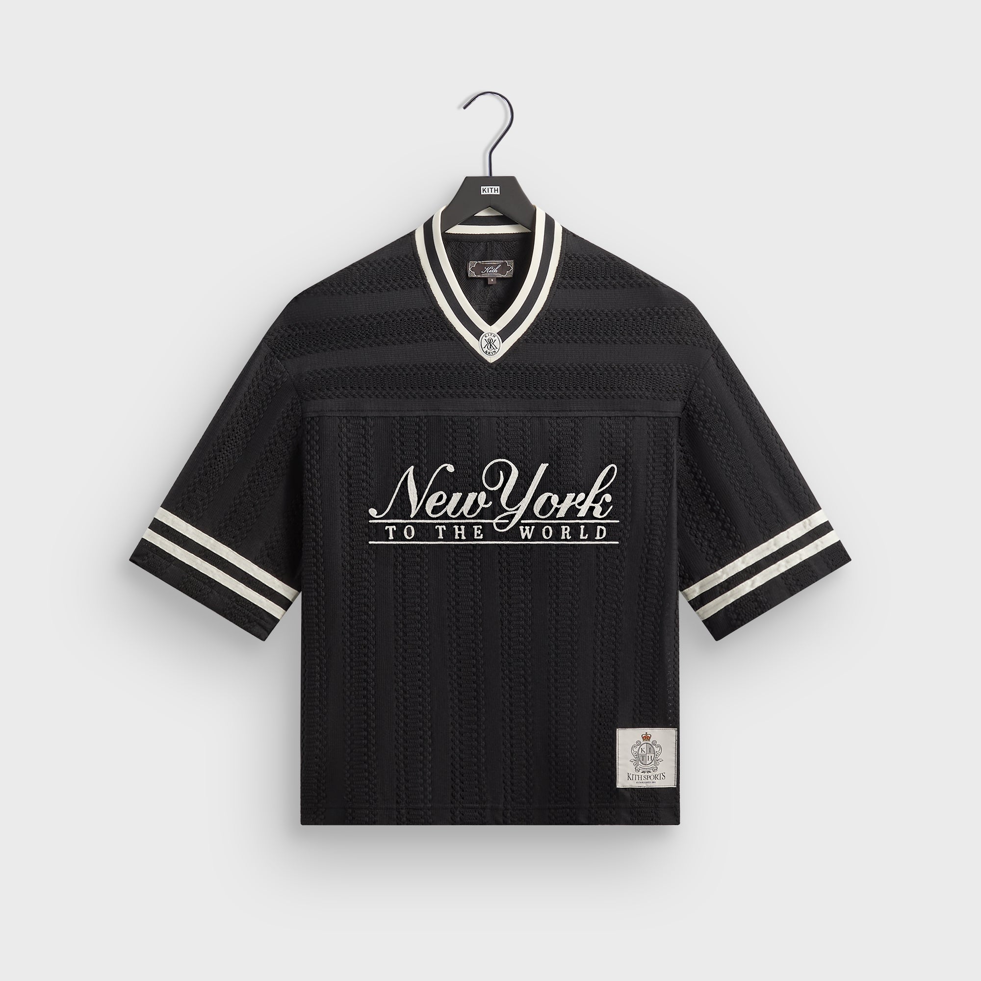 Kith Ladder Lace Julian Jersey - Black – Kith Europe