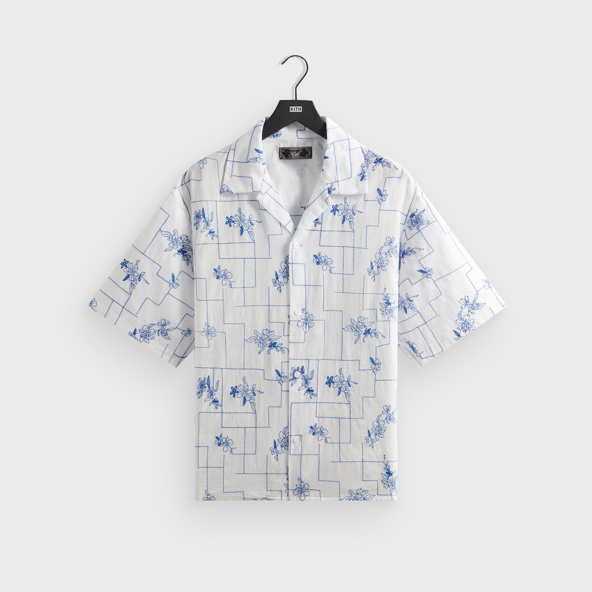 Kith Embroidered Cotton Voile Gianni Shirt - White – Kith Europe