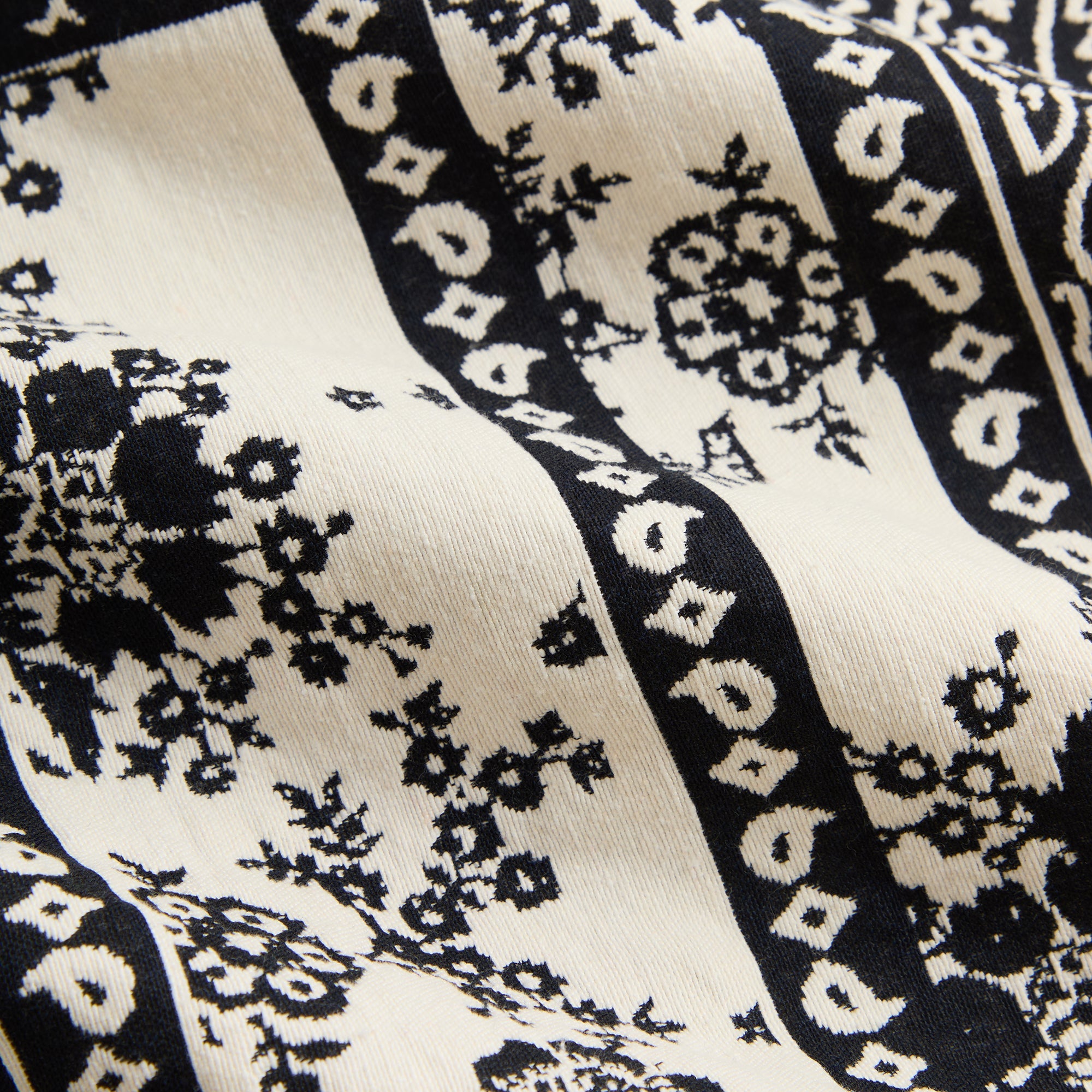 Kith Bandana Jacquard Long Sleeve Willis Shirt - Nocturnal – Kith