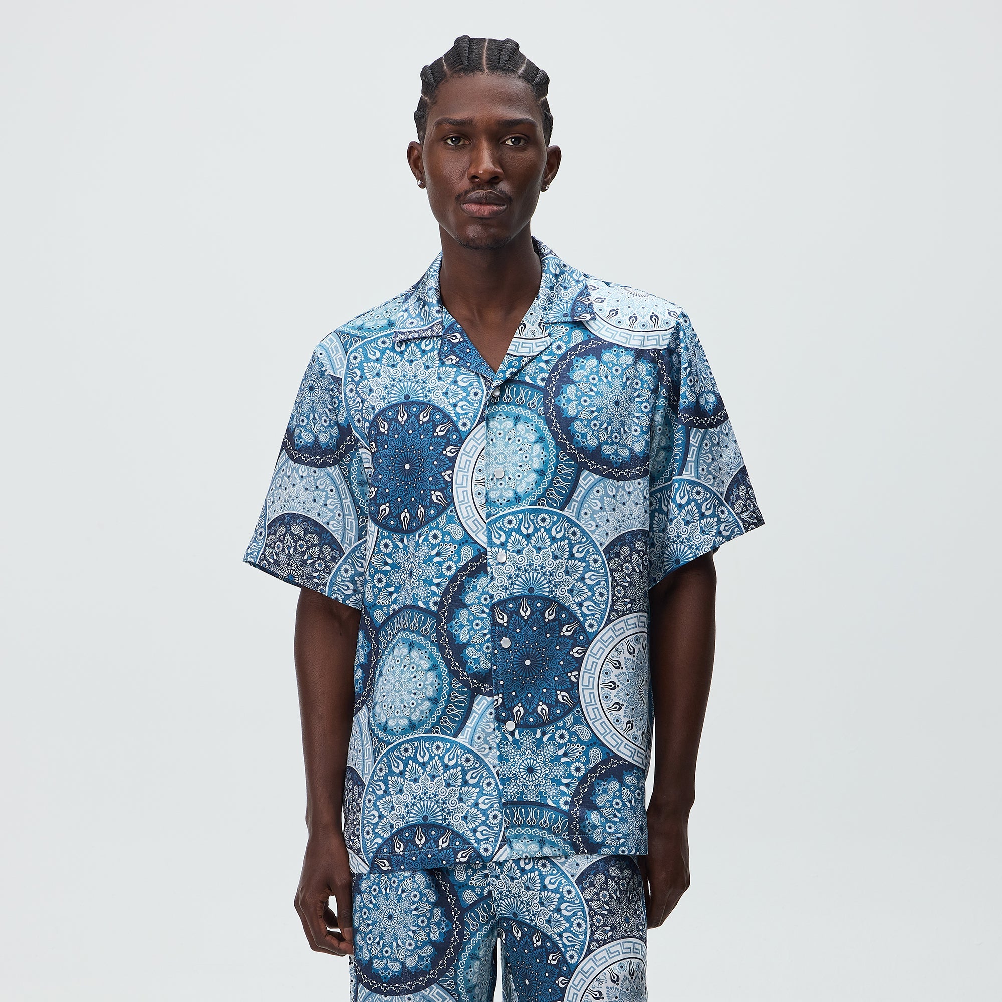 Kith Mosaic Mandala Thompson Camp Collar Shirt - Novel – Kith Europe