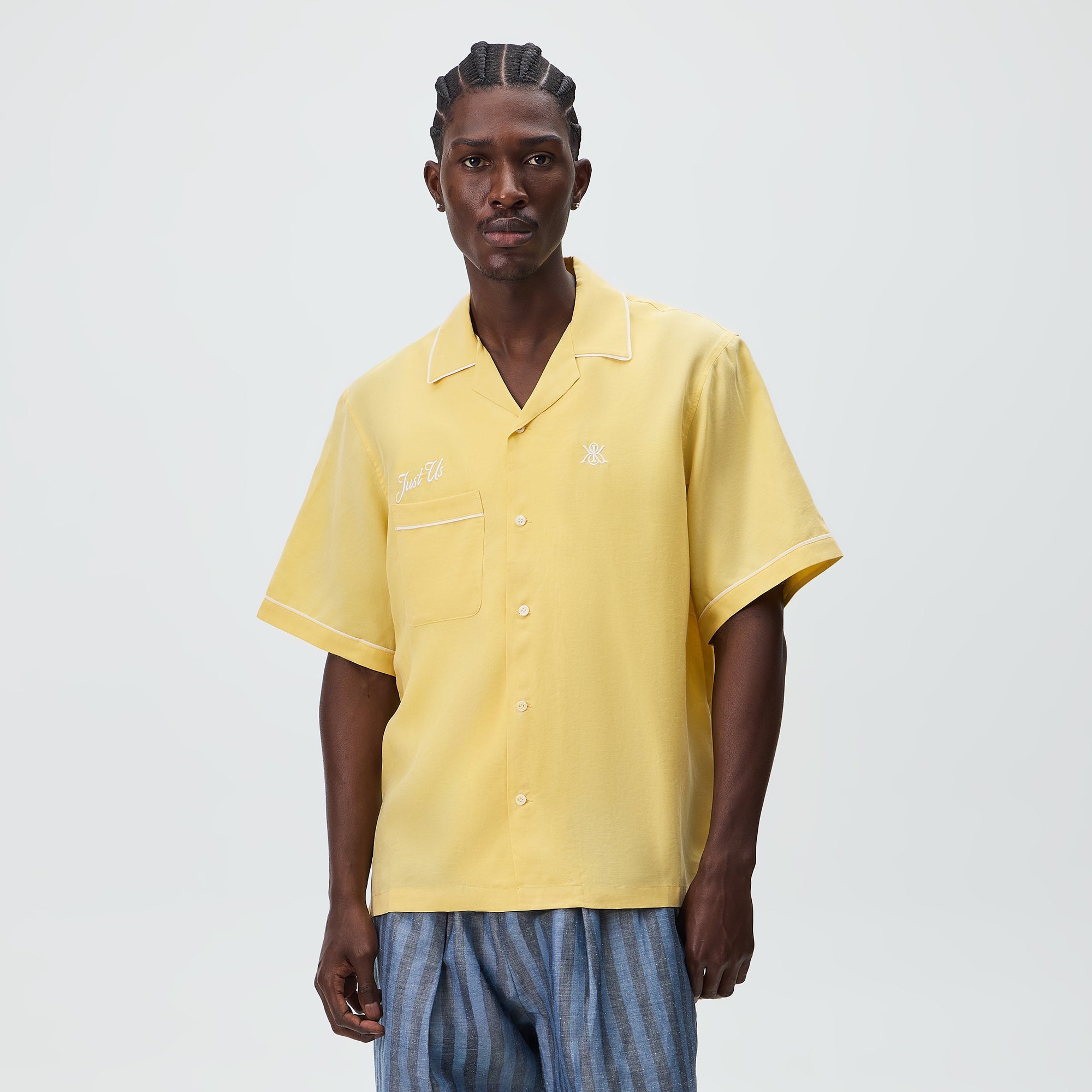 Kith Cupro Linen Vinnie Shirt - Beacon – Kith Europe