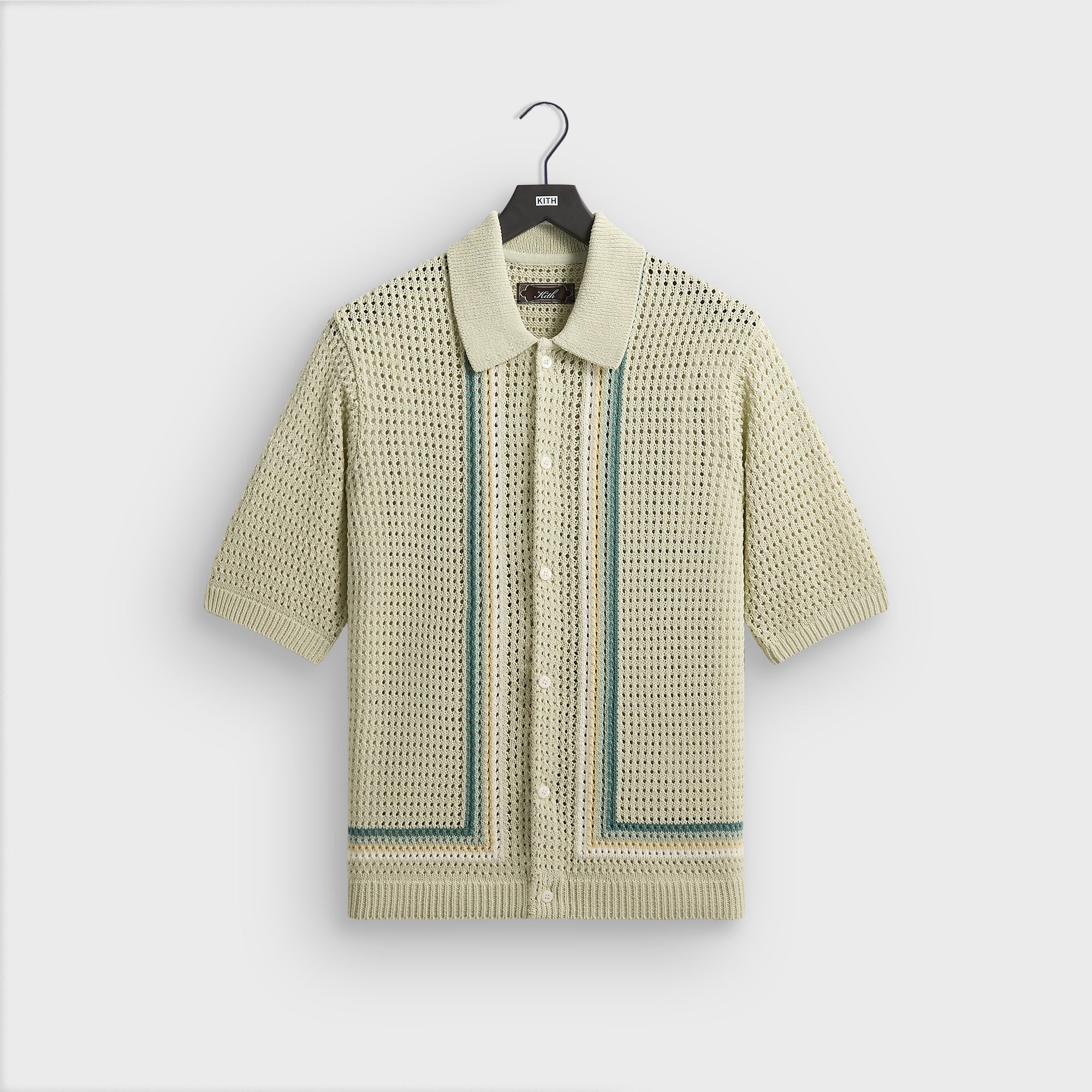 KITH 24SS Thompson Crochet ニットシャツ M Kith Thompson Crochet Buttondown - Fresh – Kith Europe