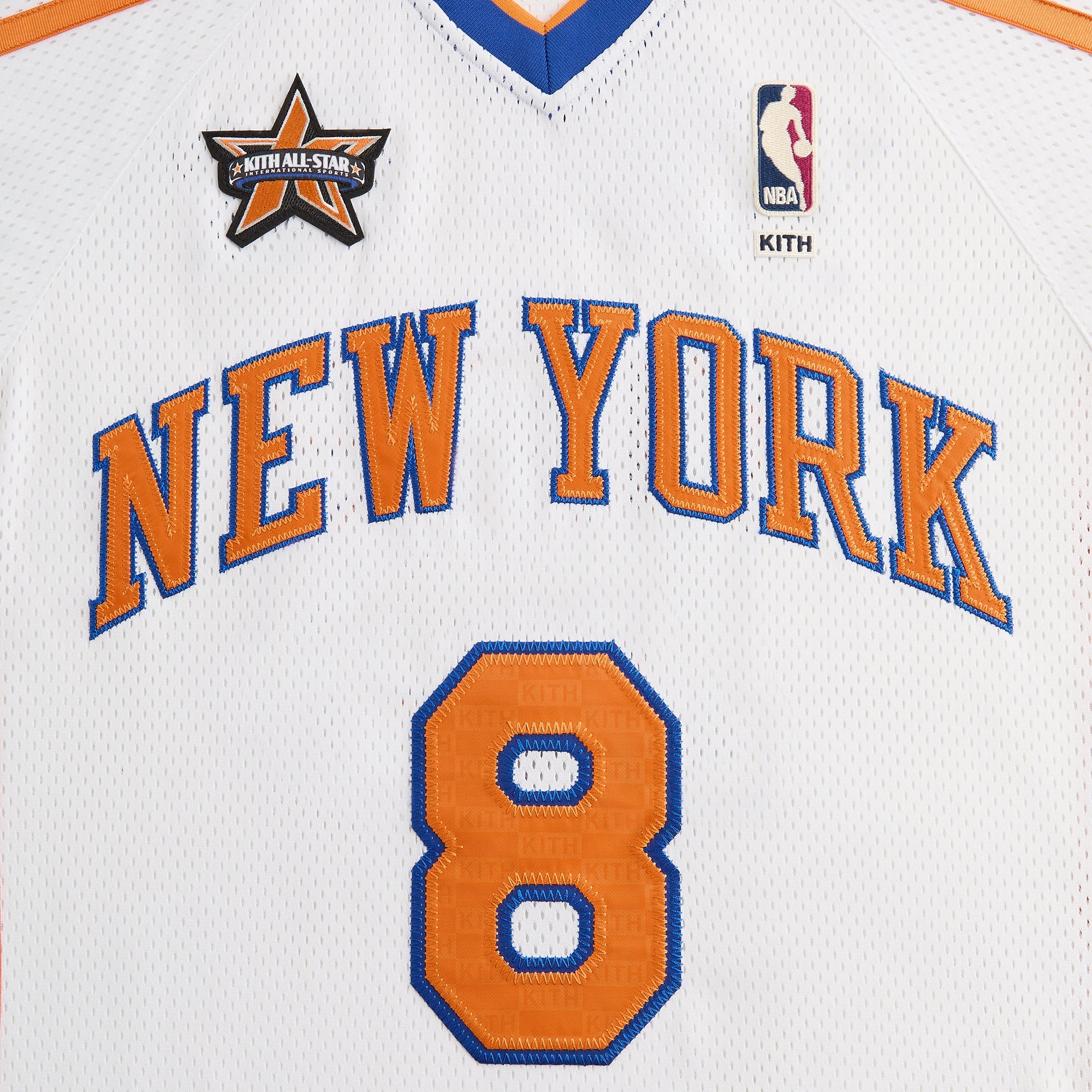 Kith for NBA All-Star New York Knicks Leon Shirt - White – Kith Europe