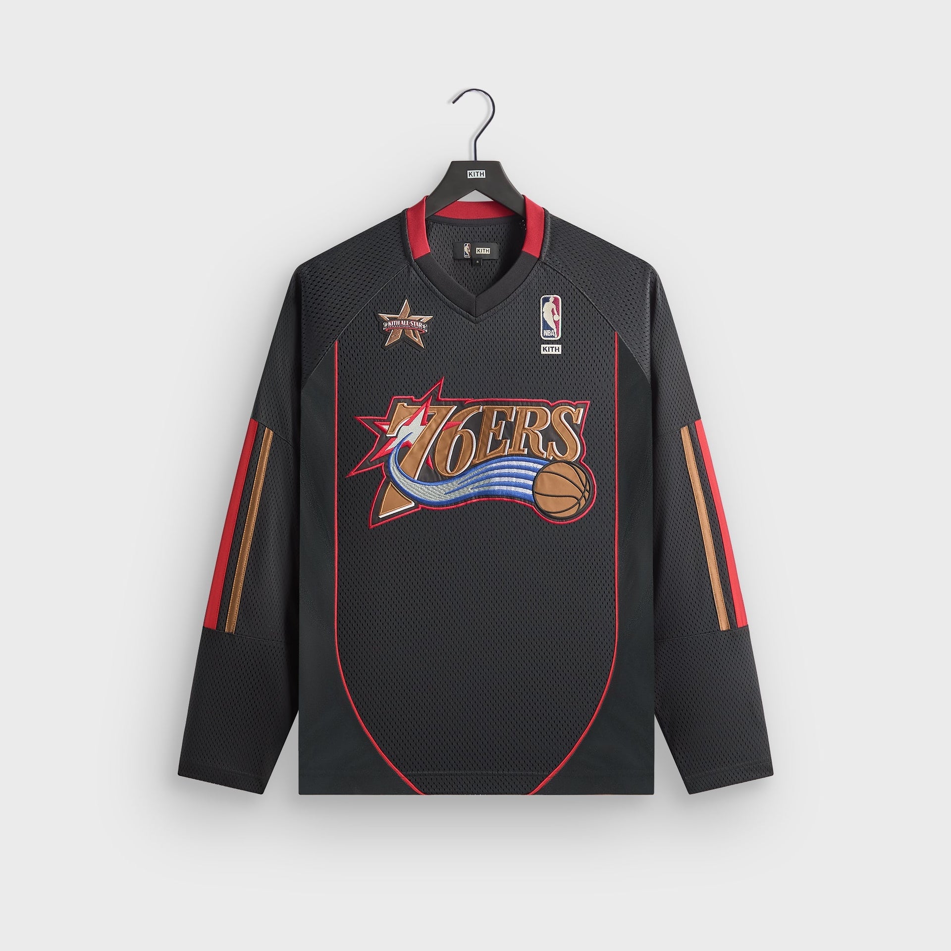 Kith for NBA All-Star Philadelphia 76ers Samuel Shirt - Black - PH
