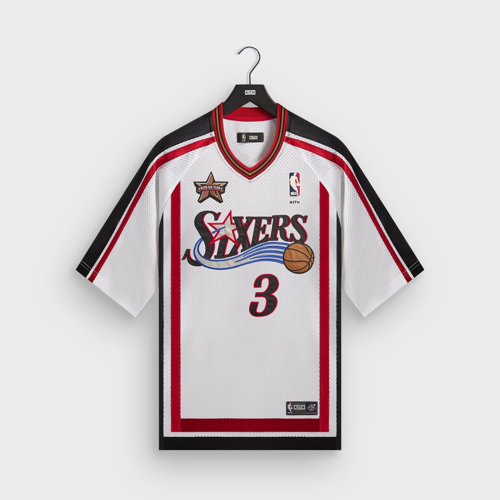 Kith for NBA All-Star Philadelphia 76ers Leon Shirt - White - PH