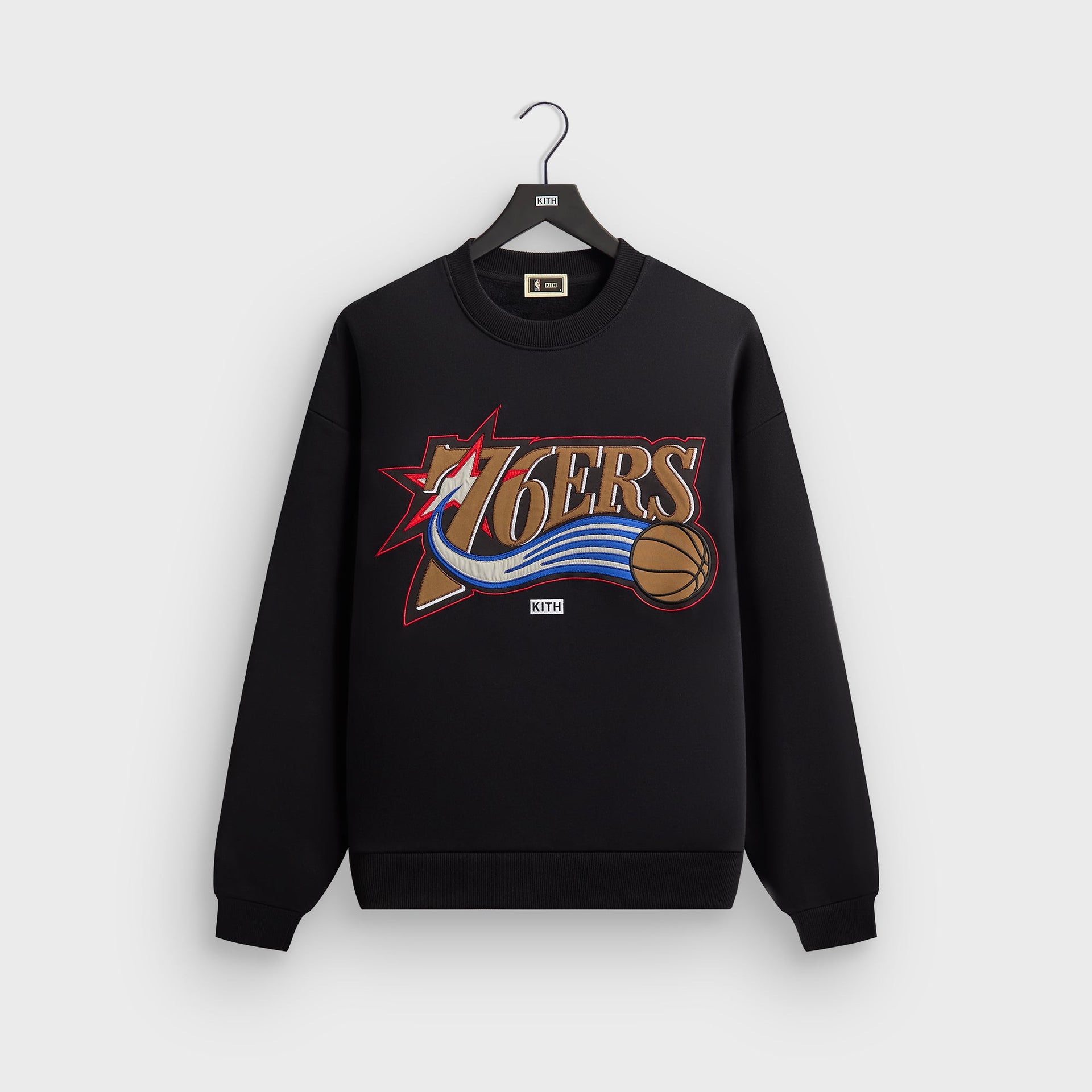 Kith for NBA All-Star Philadelphia 76ers Nelson Crewneck - Black