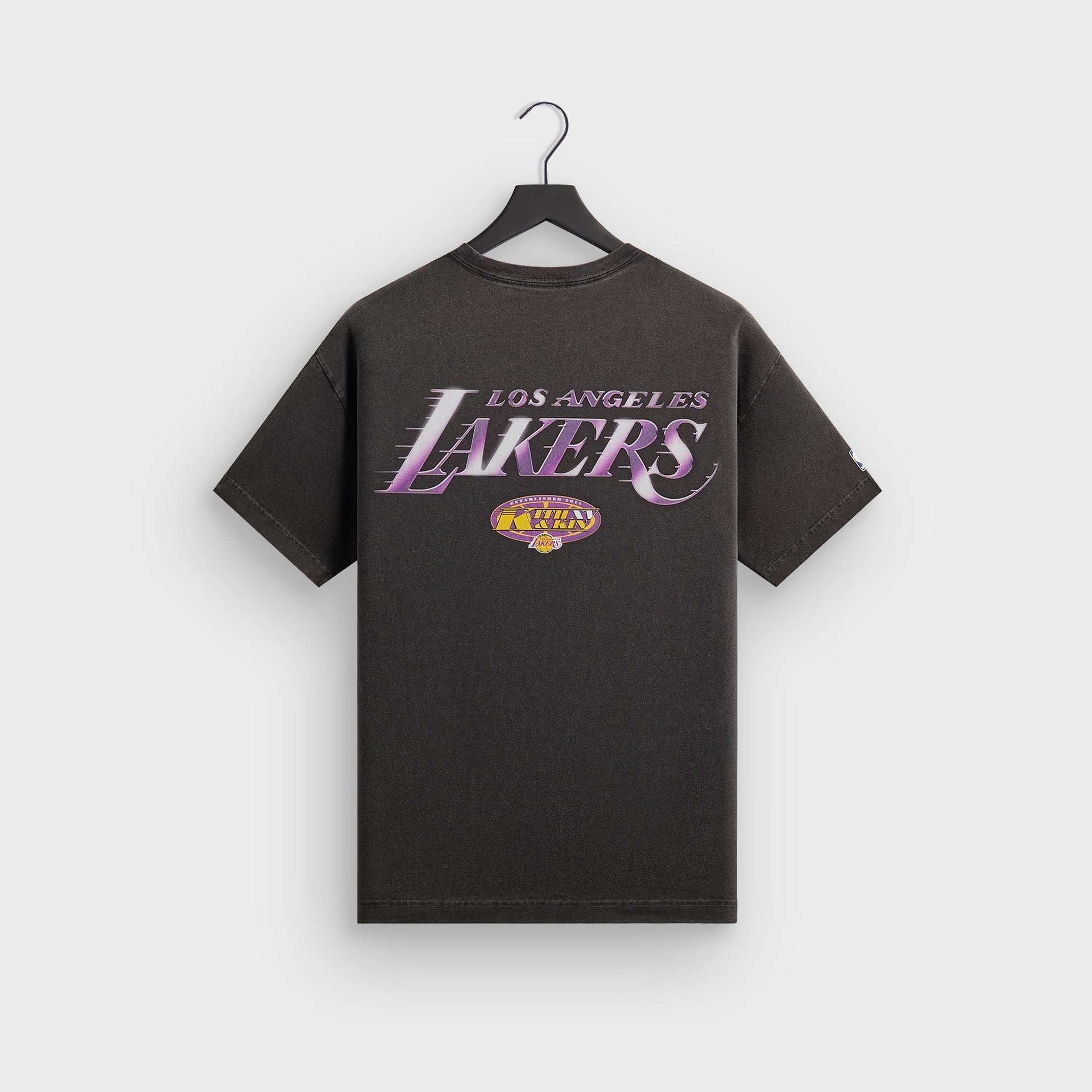 Kith for NBA All-Star Los Angeles Lakers Shattered Backboard Vintage Tee - Black - PH