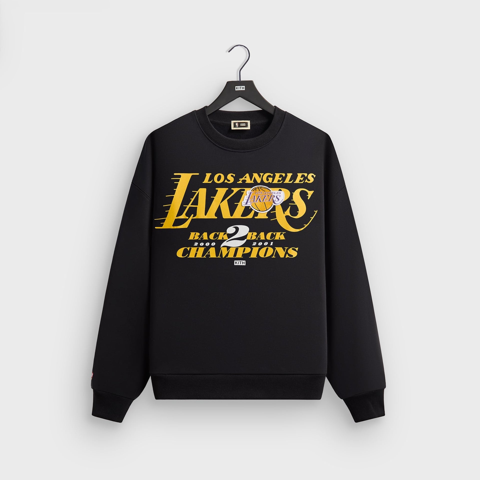 Kith for NBA All-Star Los Angeles Lakers Nelson Crewneck - Black - PH
