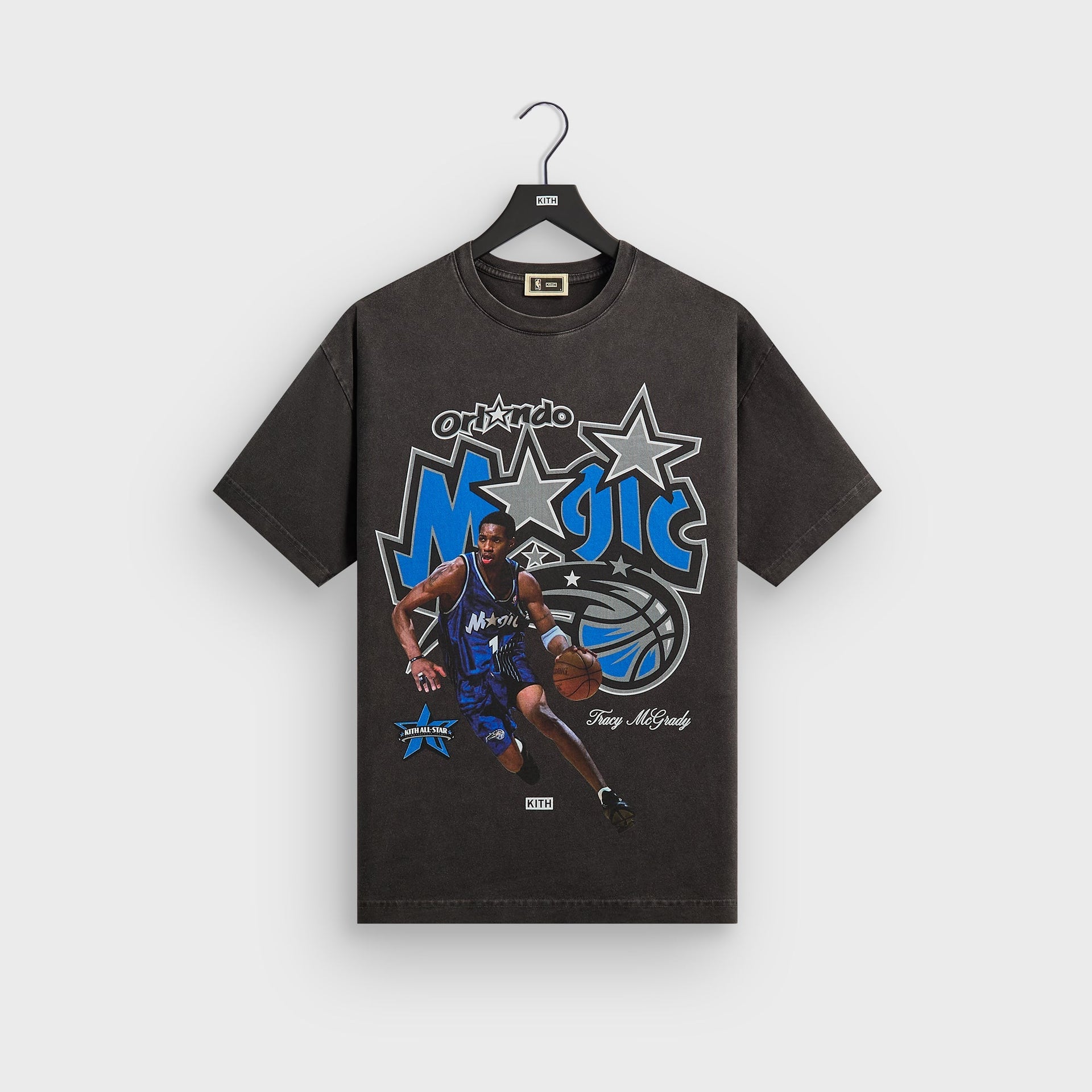Kith for NBA All-Star Orlando Magic Tracy McGrady Vintage Tee - Black - PH
