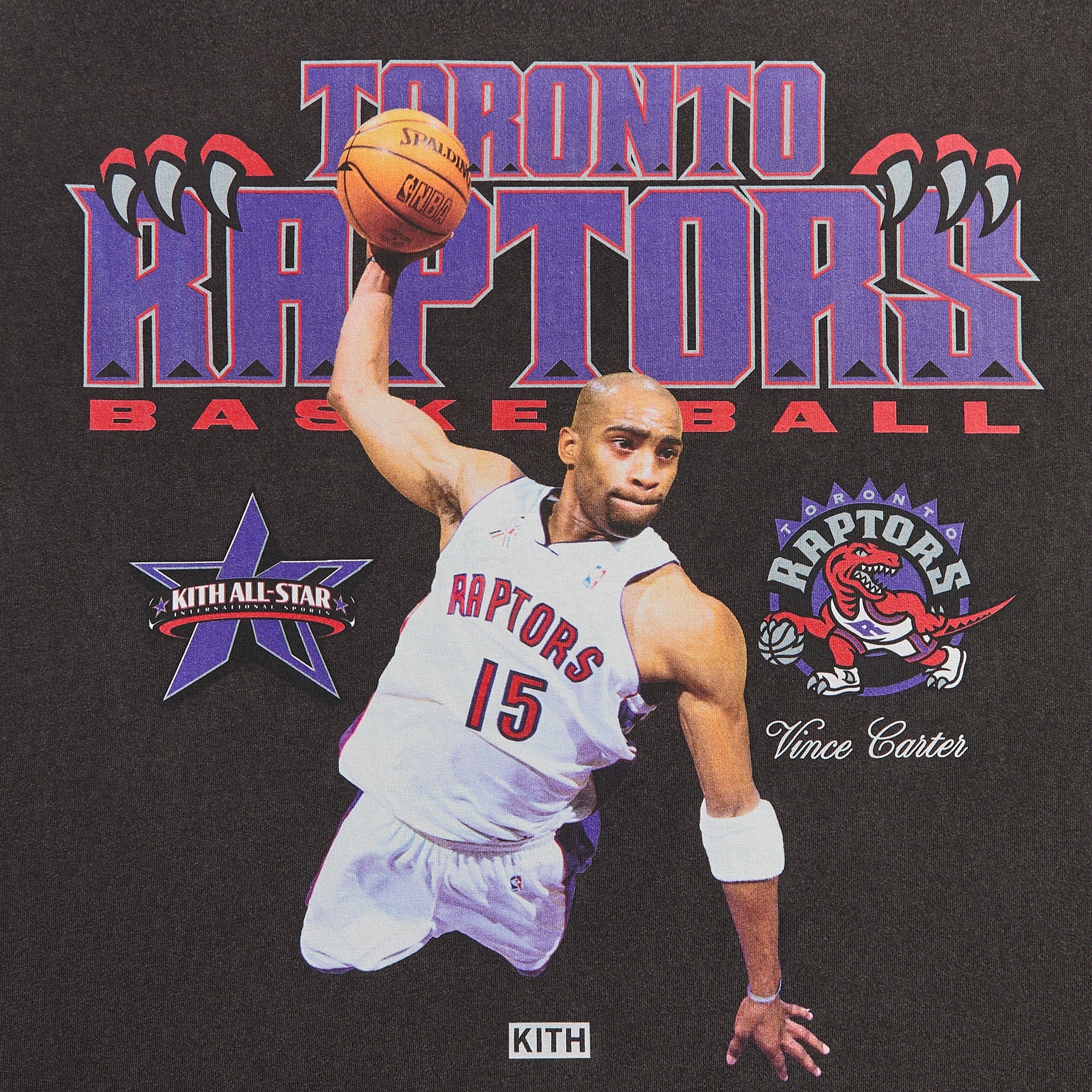 94 CARTER カーター 90年代ヴィンテージ ロンT Kith for NBA All-Star Toronto Raptors Vince Carter Vintage Tee