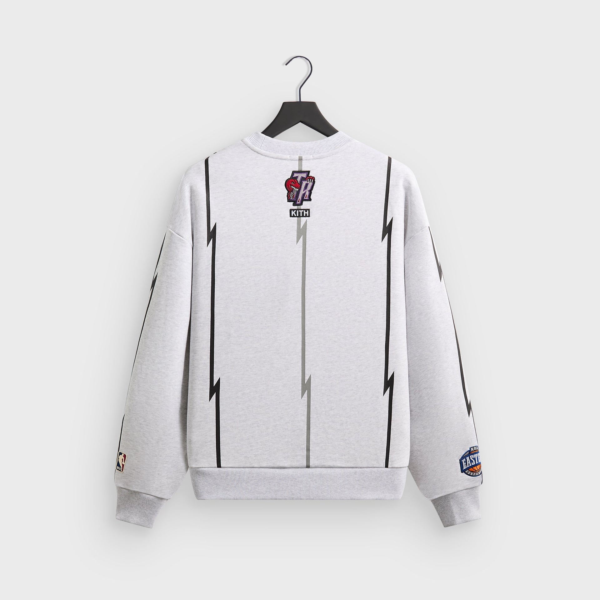 Kith for NBA All-Star Toronto Raptors Nelson Crewneck - Light Heather Grey - PH