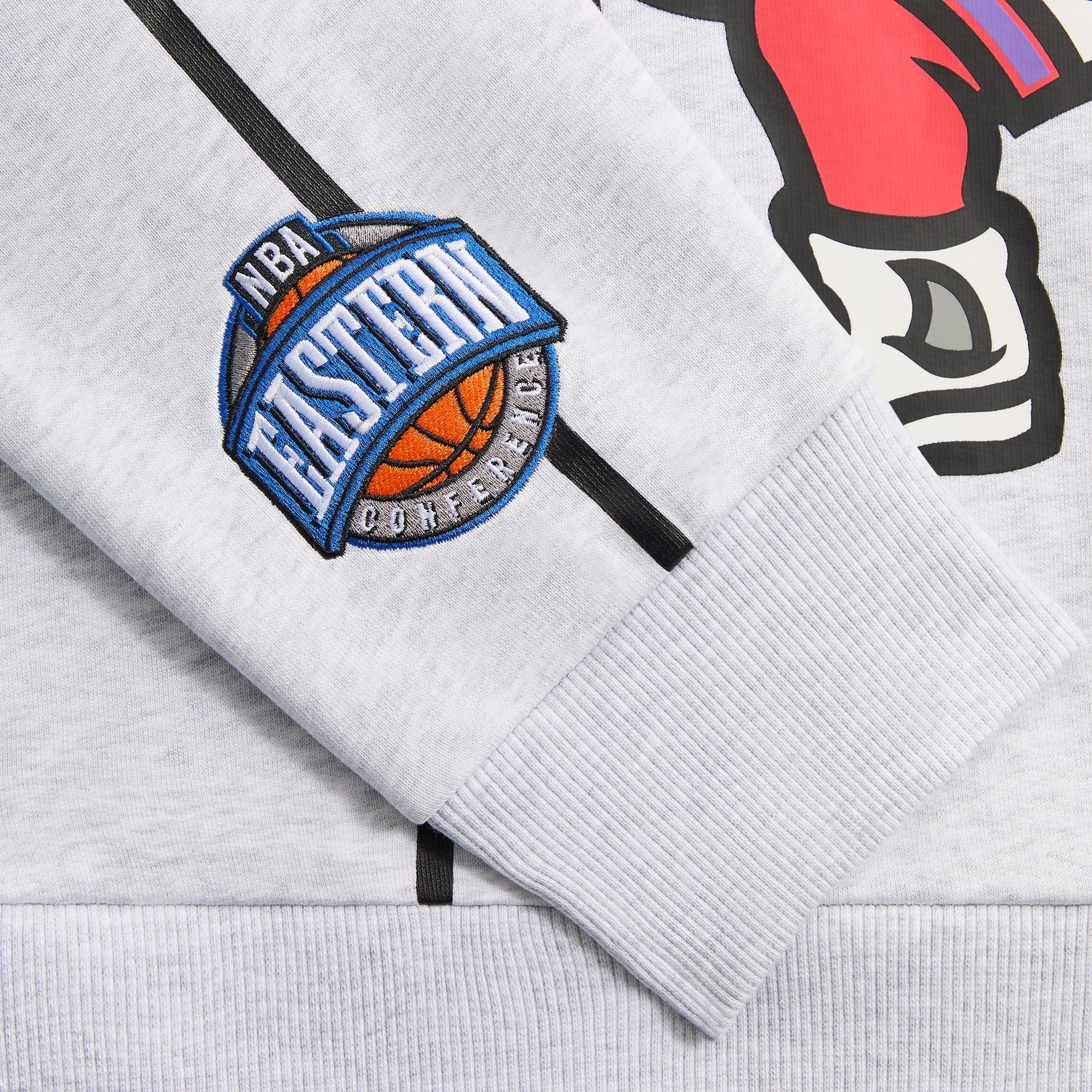 Kith for NBA All-Star Toronto Raptors Nelson Crewneck - Light Heather Grey - PH