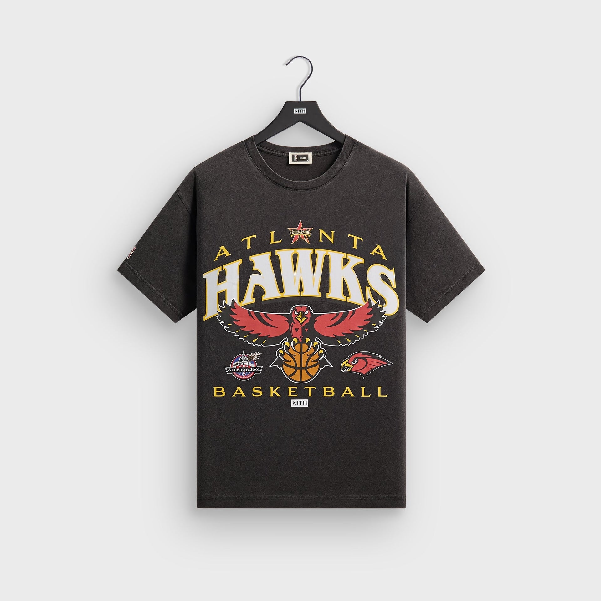 Kith for NBA All-Star Atlanta Hawks Vintage Tee - Black - PH