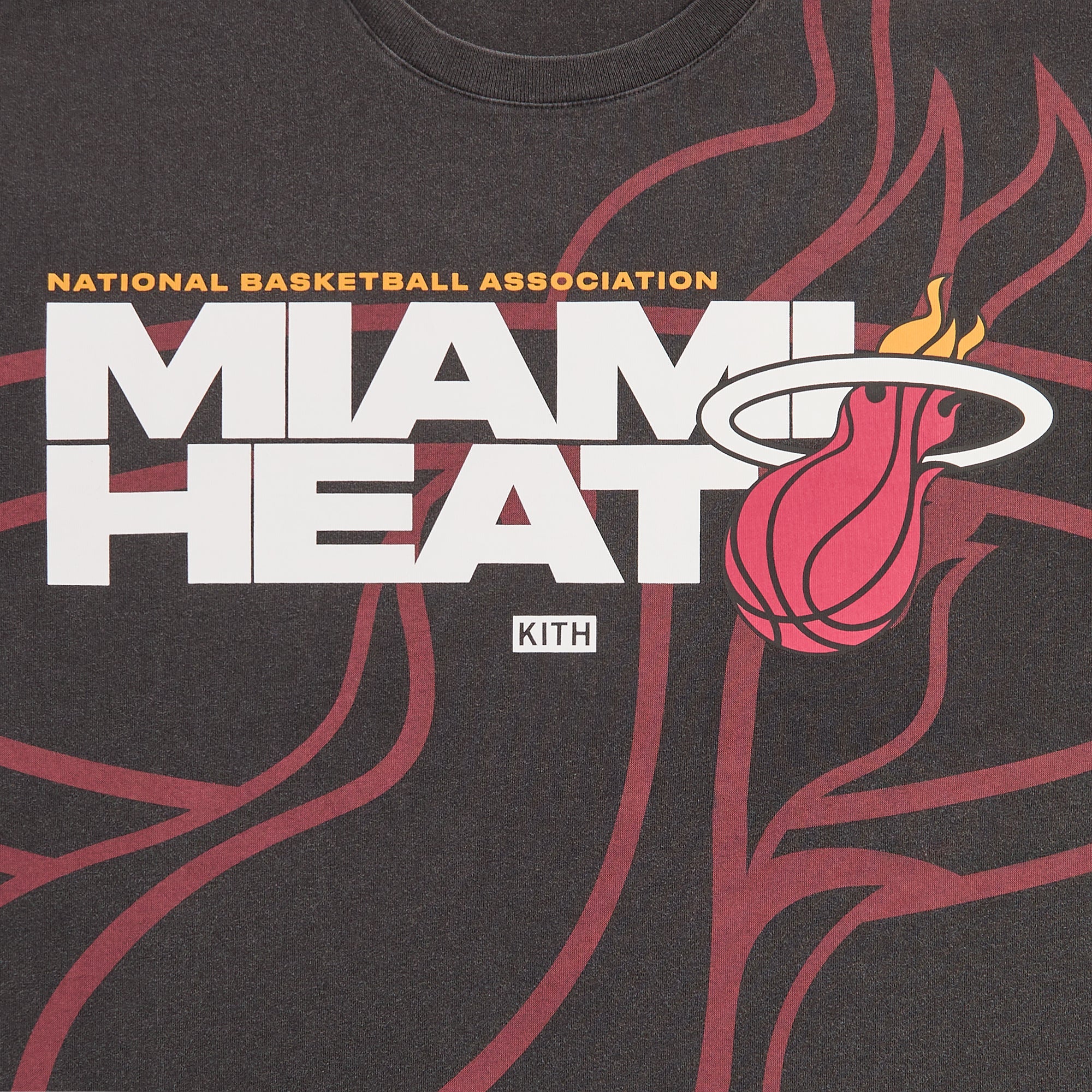 Kith for NBA All-Star Miami Heat Vintage Tee - Black – Kith Europe