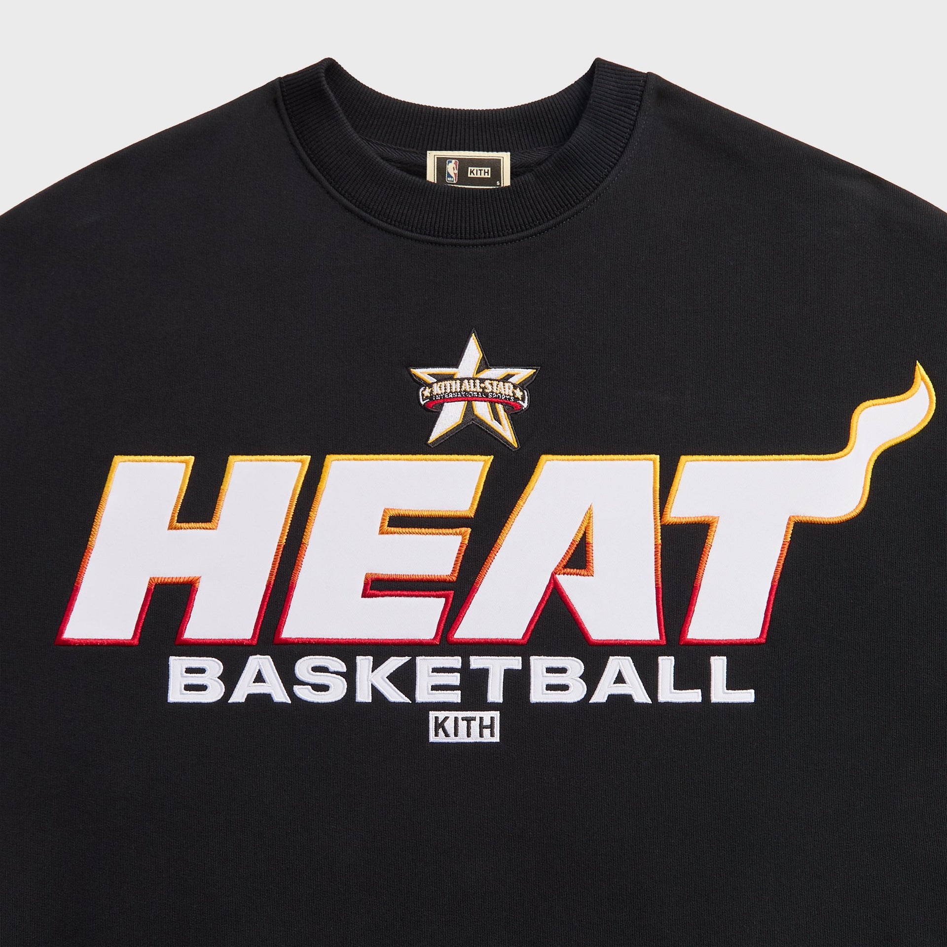 Kith for NBA All-Star Miami Heat Nelson Crewneck - Black