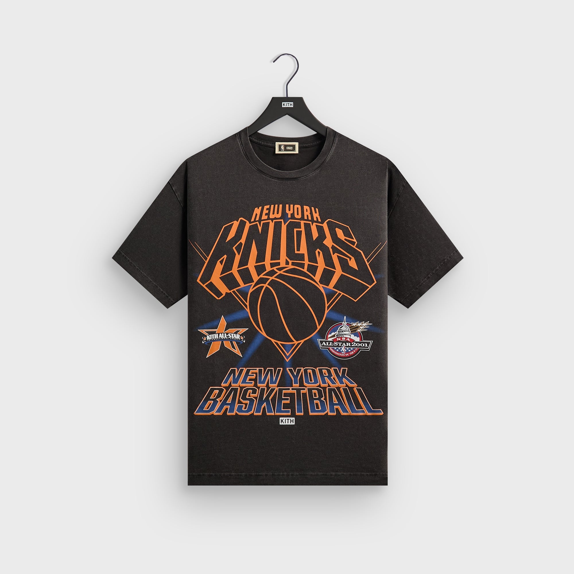 Kith for NBA All-Star New York Knicks Vintage Tee - Black – Kith