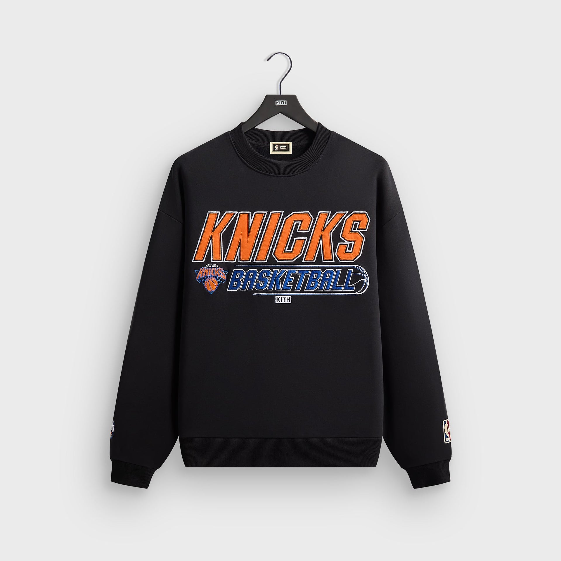 Kith for NBA All-Star New York Knicks Nelson Crewneck - Black