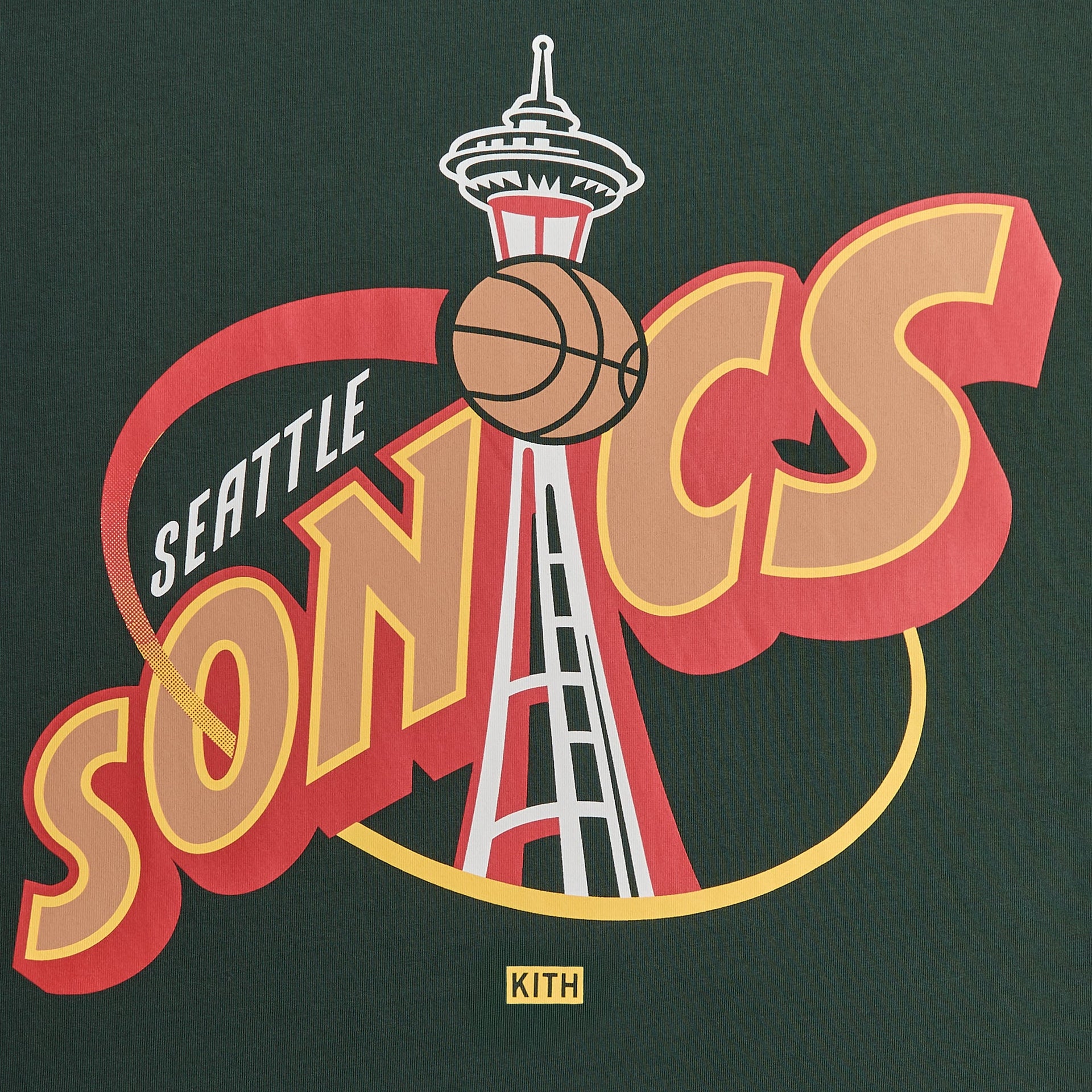 Kith for NBA All-Star Seattle SuperSonics Vintage Tee - Stadium