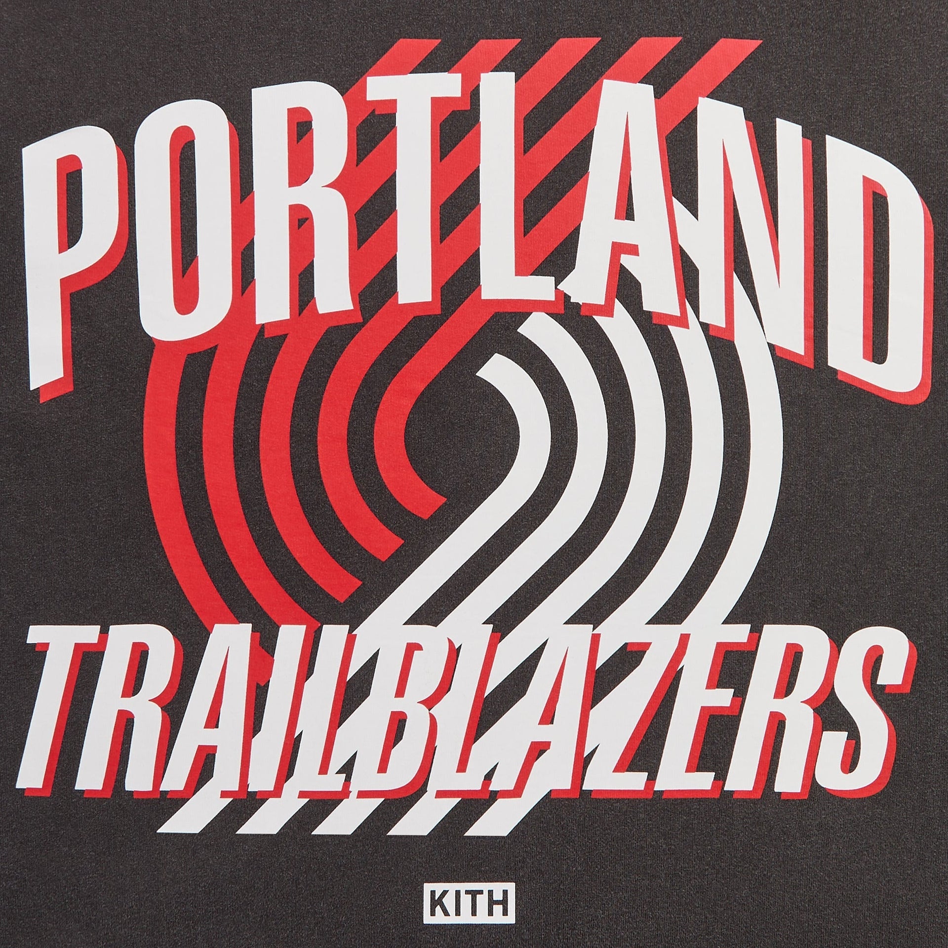 Kith for NBA All-Star Portland Trail Blazers Vintage Tee - Black - PH