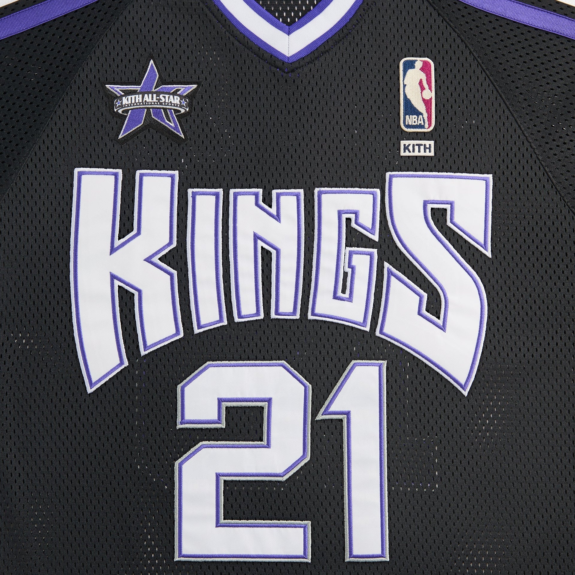 Kith for NBA All-Star Sacramento Kings Leon Shirt - Black - PH