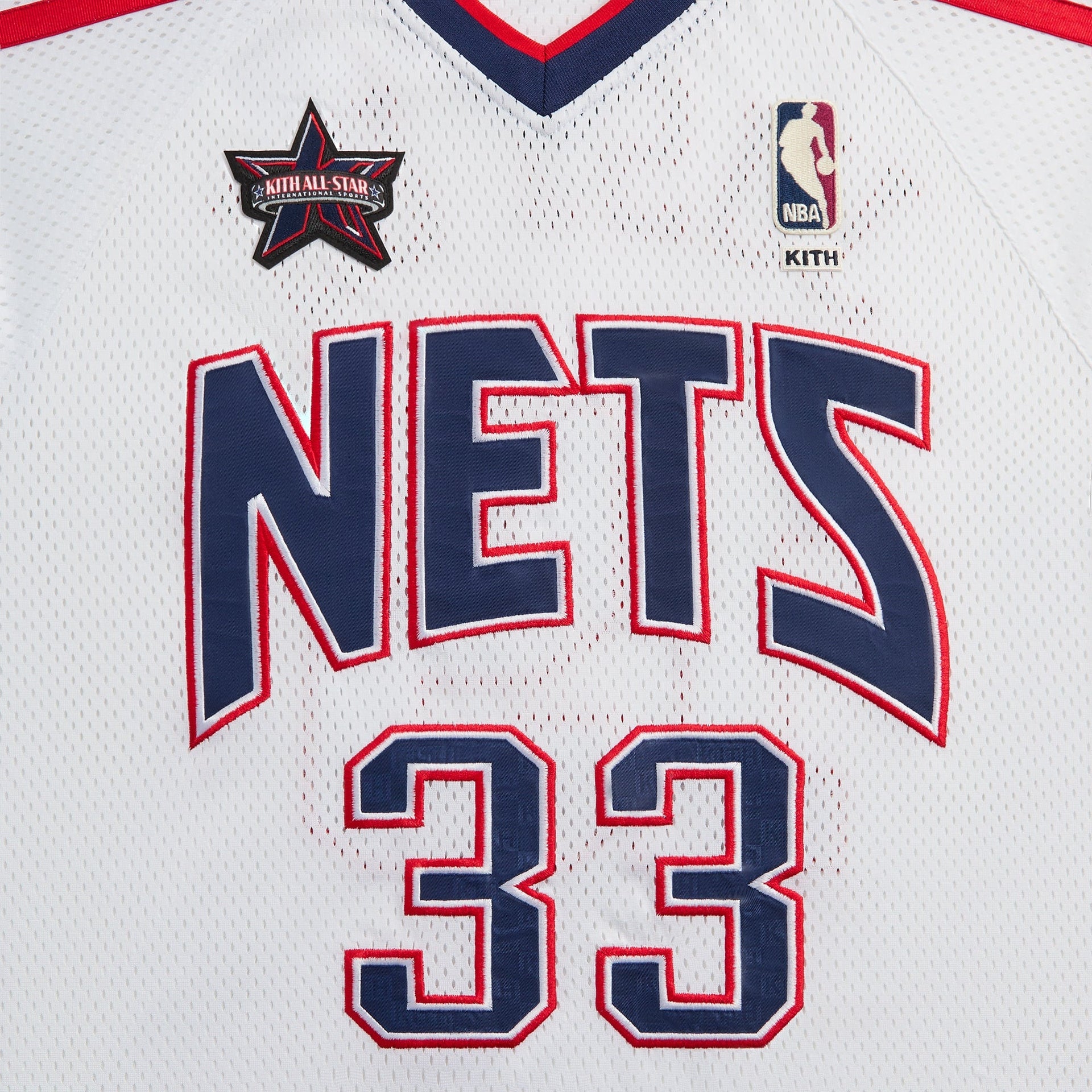 Kith for NBA All-Star New Jersey Nets Leon Shirt - White - PH