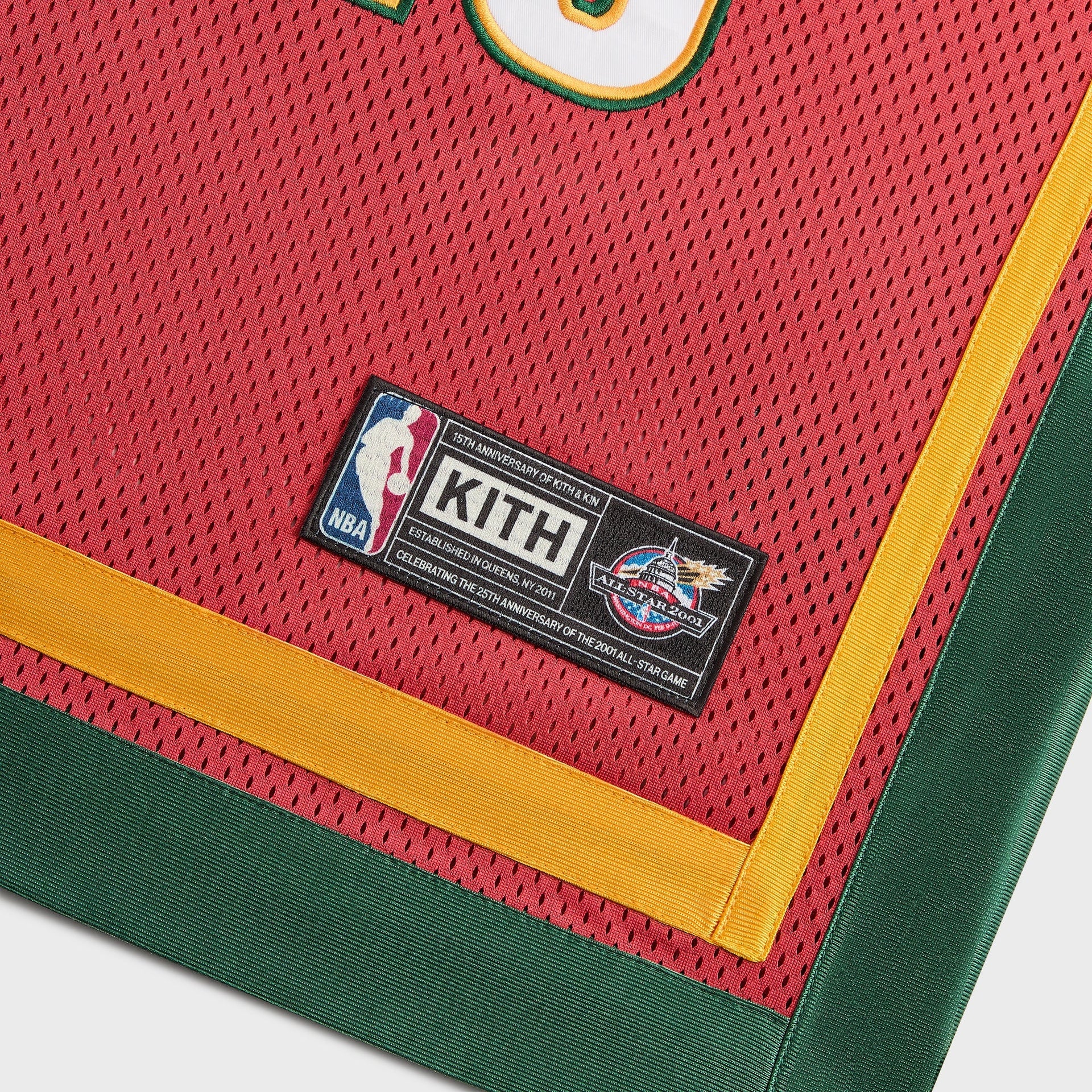 Kith for NBA All-Star Seattle SuperSonics Leon Shirt - Crimson - PH