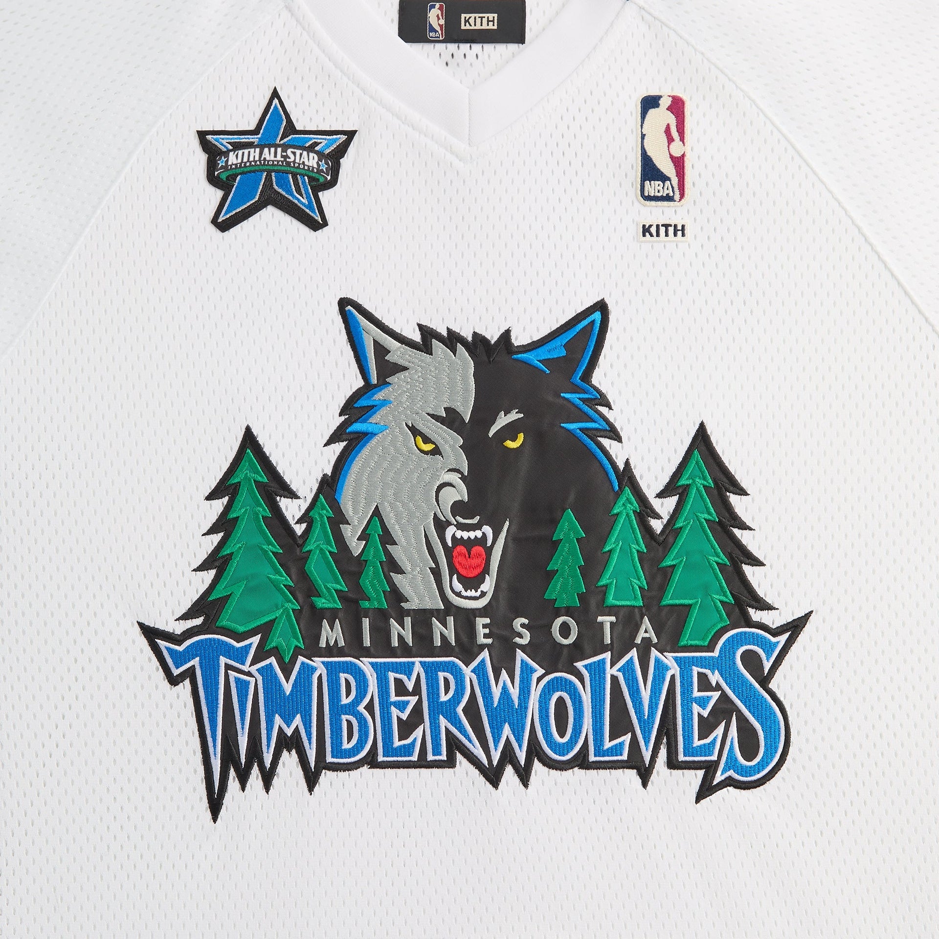 Kith for NBA All-Star Minnesota Timberwolves Samuel Shirt - White - PH