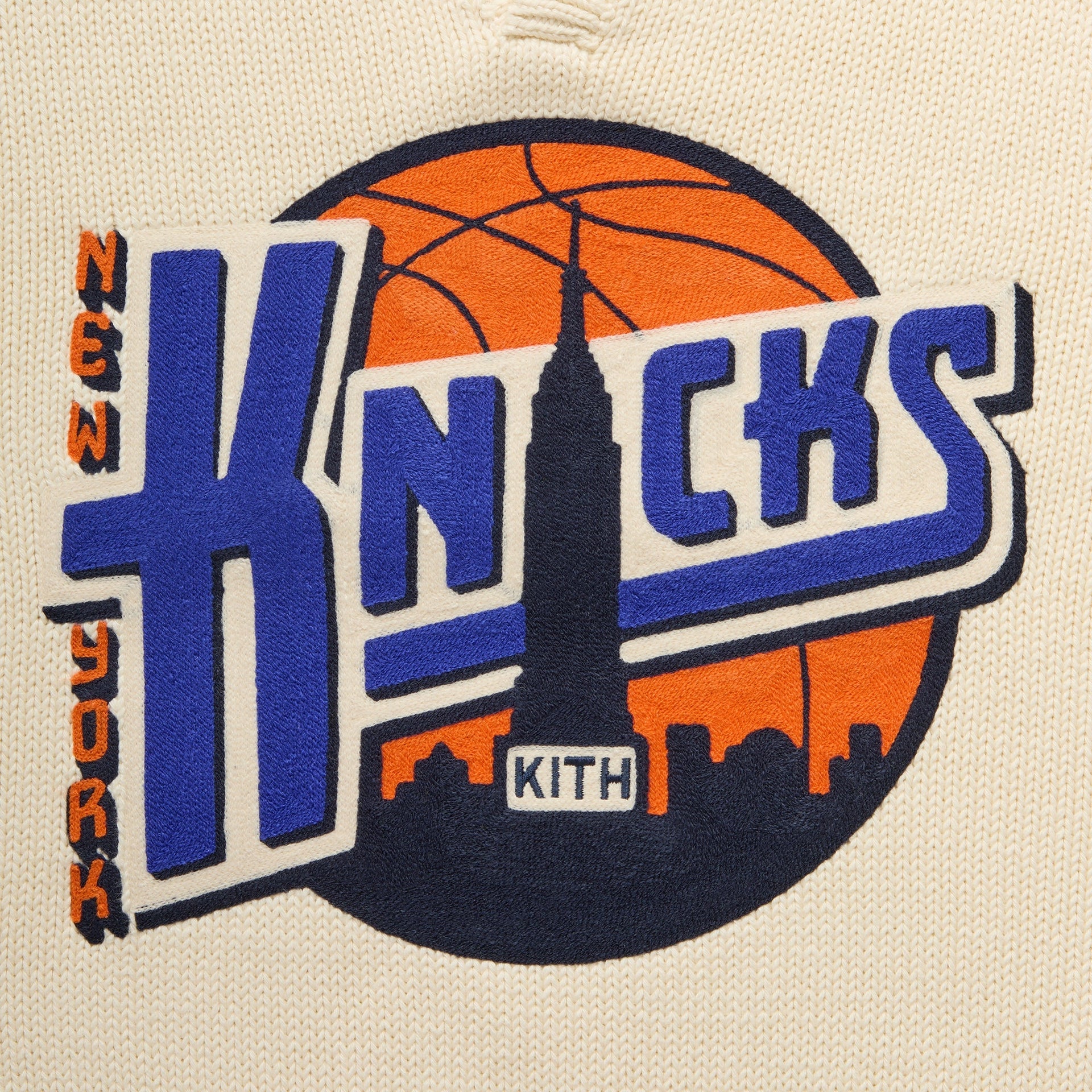 Kith for the New York Knicks Nelson Rugby Sweater - Sandrift - PH