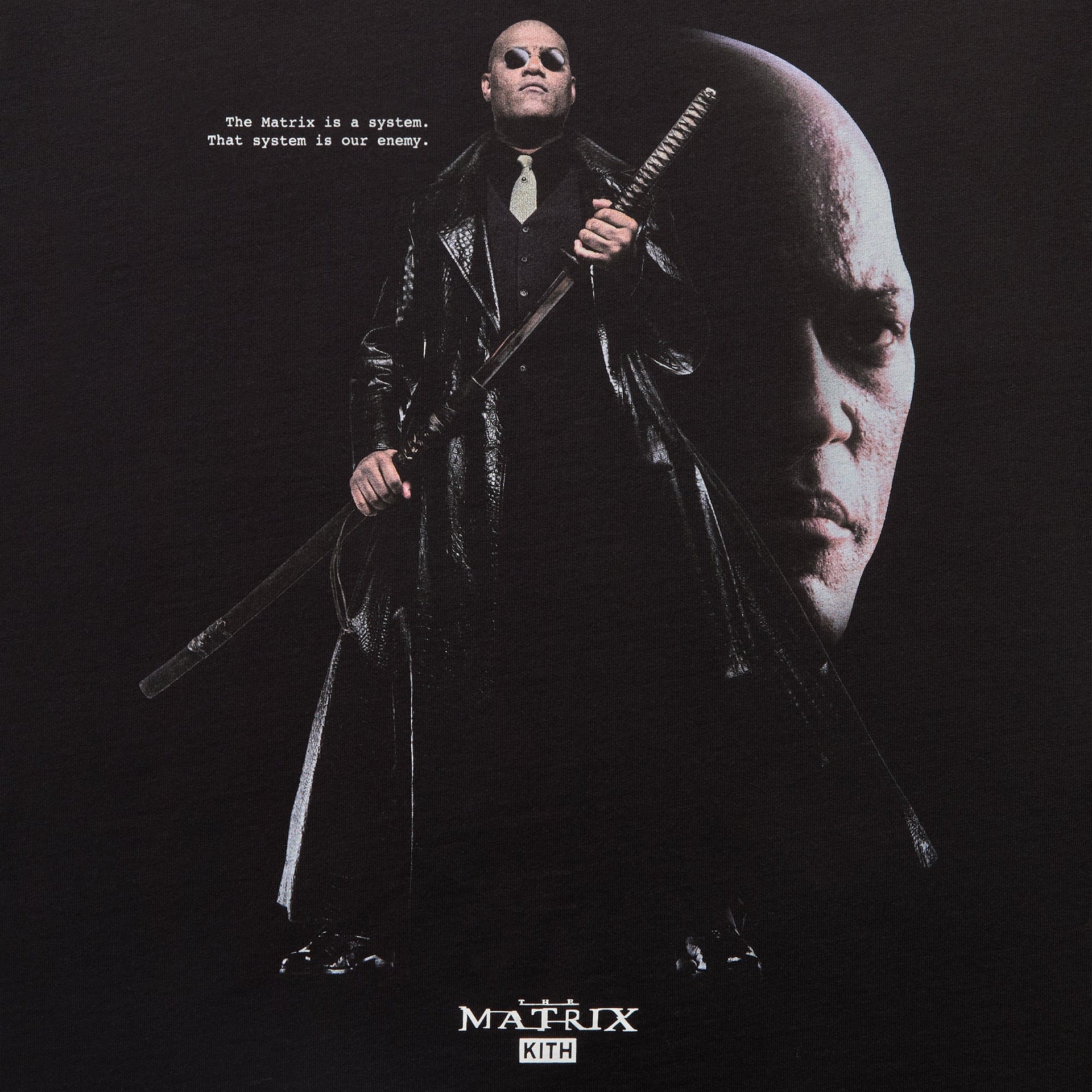 Kith for The Matrix Morpheus Tee - Black