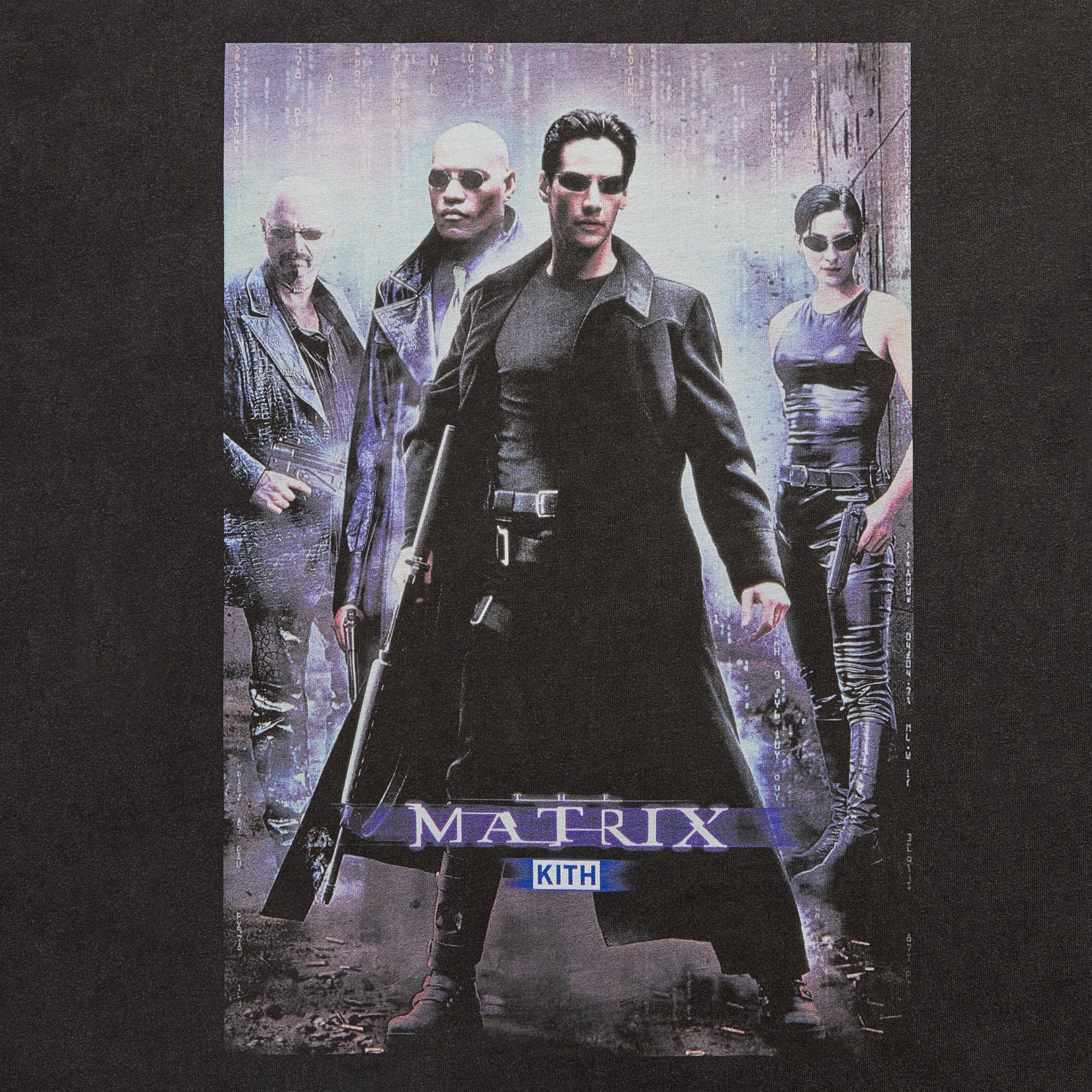 Kith for The Matrix Poster Vintage Tee - Black – Kith Europe