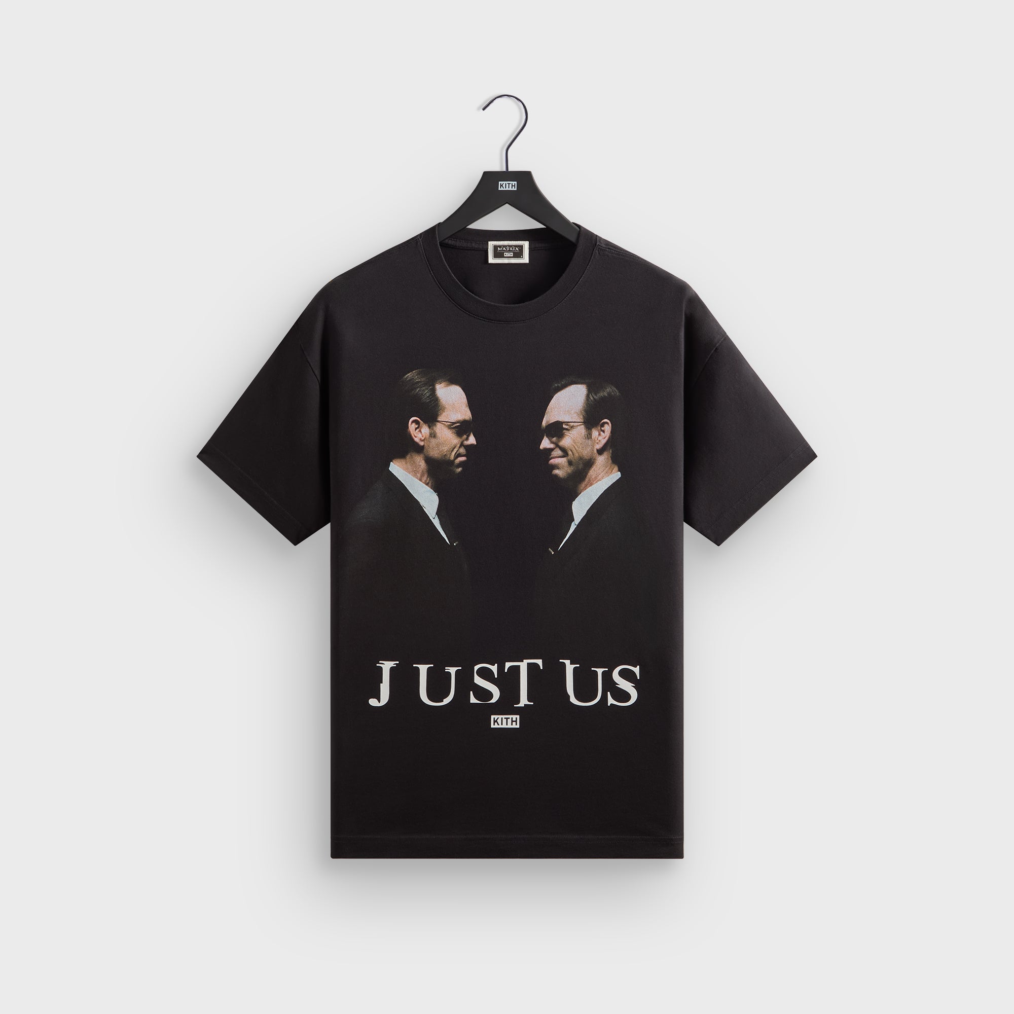 Kith for The Matrix The Agent Just Us Tee - Black – Kith Europe
