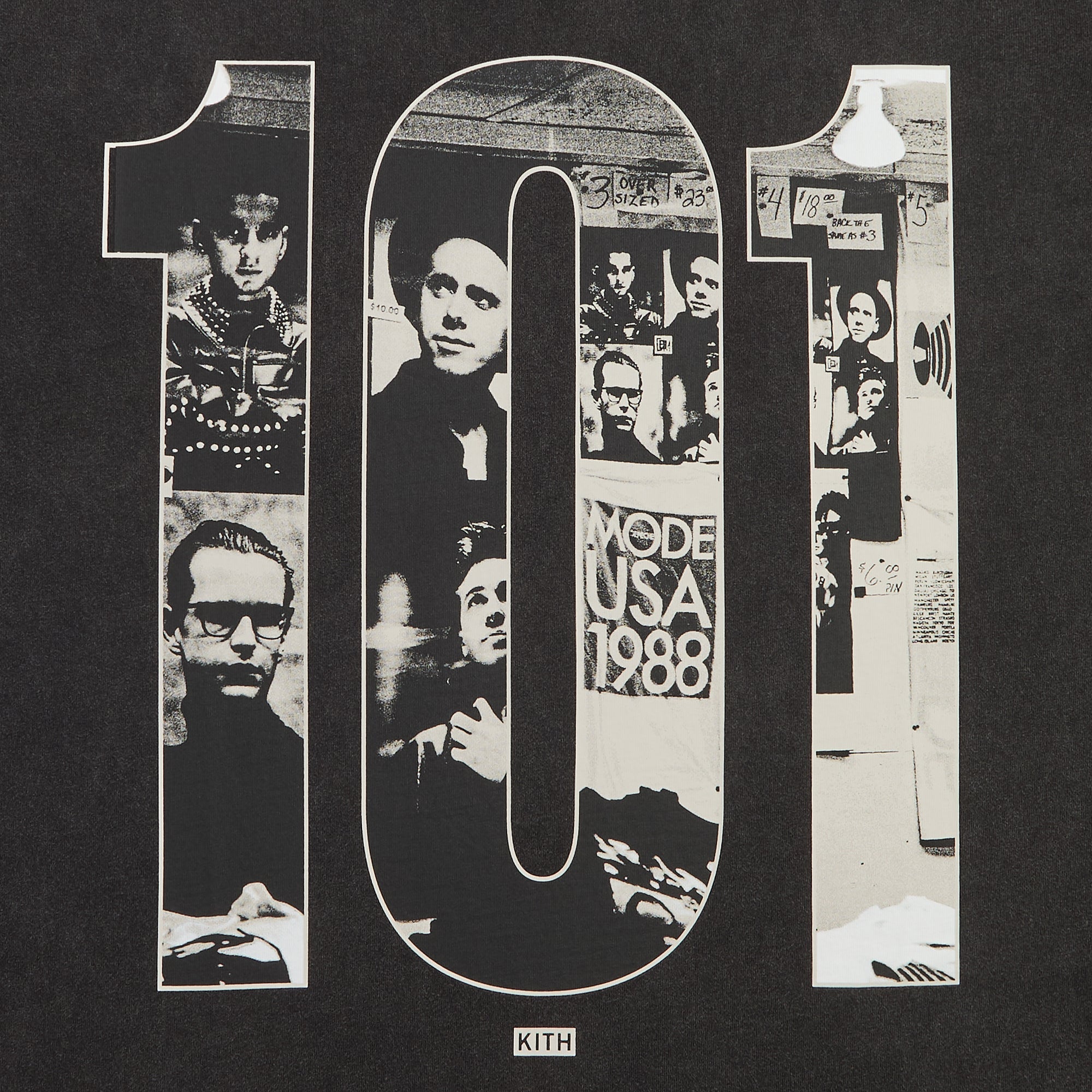 Kith Depeche Mode 101 Vintage TEE Tシャツ Kith Records for Depeche Mode 101 Live Vintage Alex Tee - Black