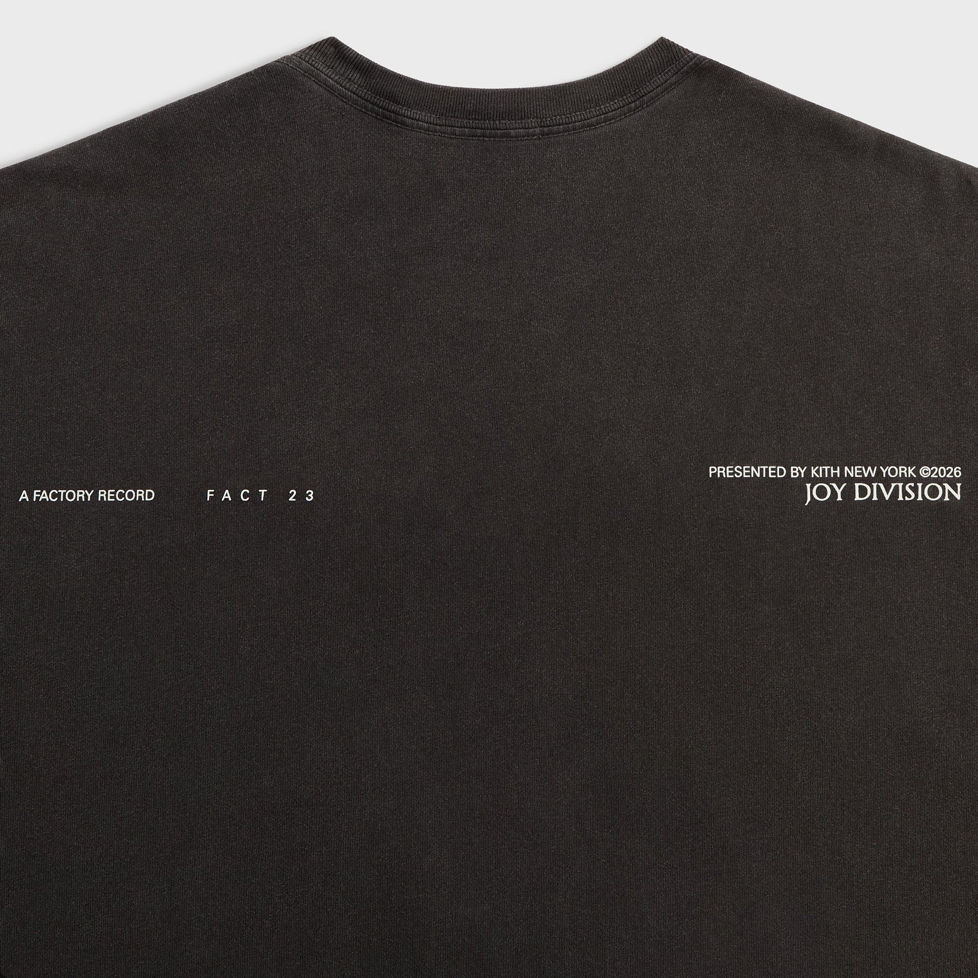 Kith Records for Joy Division Love Will Tear Us Apart Vintage Tee - Black