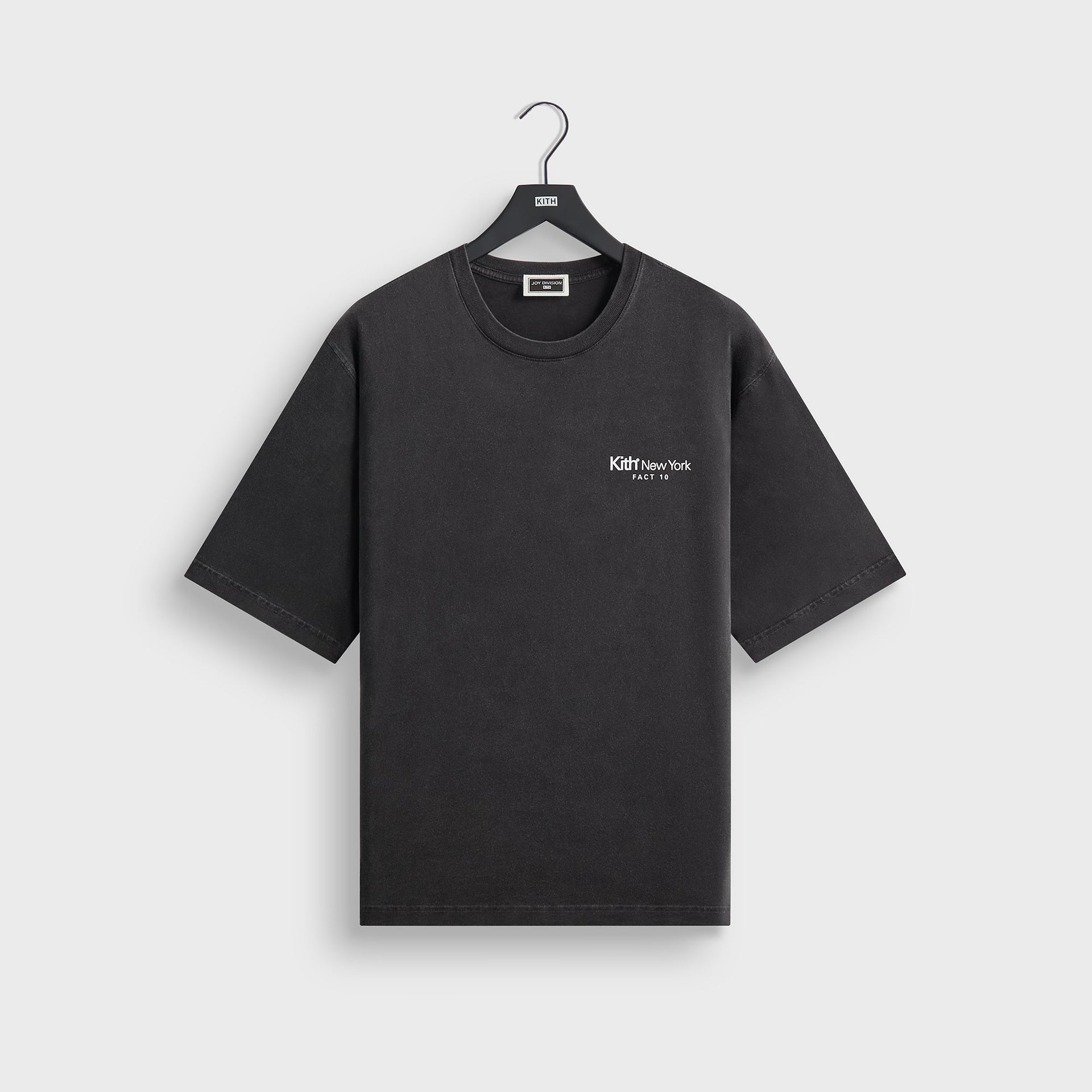 Kith Records for Joy Division Unknown Pleasures Vintage Alex Tee - Black