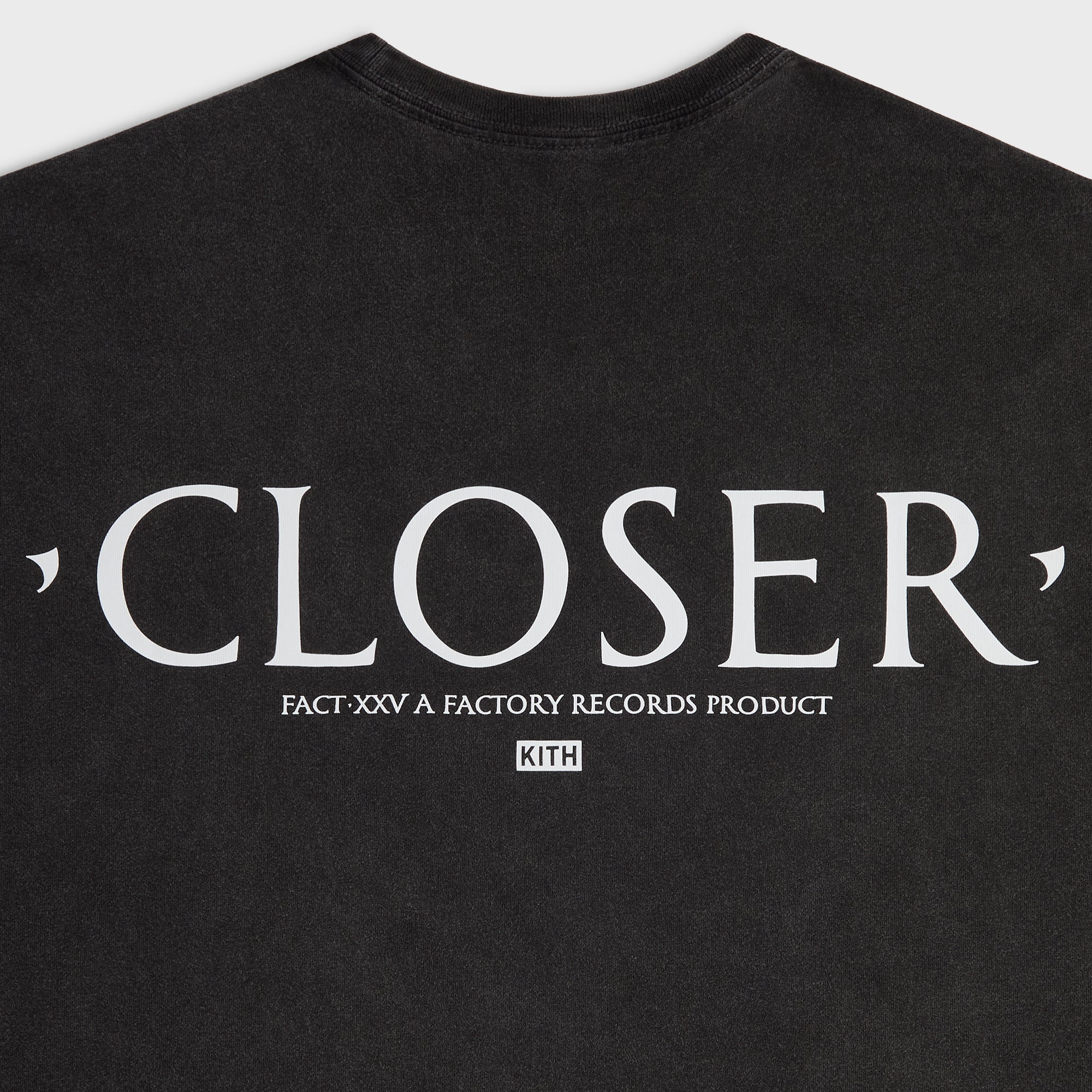 Kith Records for Joy Division Closer Vintage Alex Tee - Black