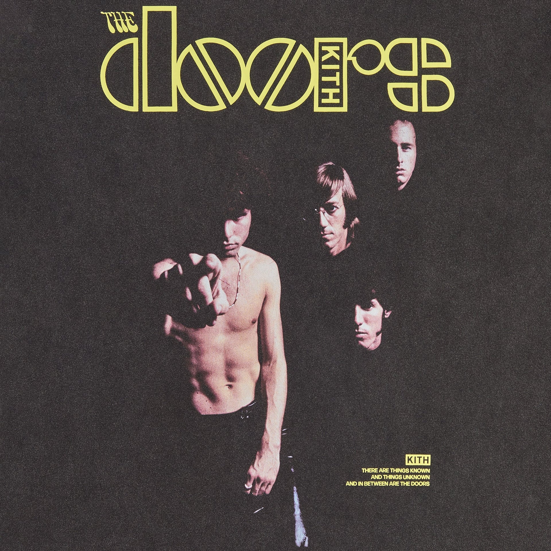 Kith Records for The Doors Self Titled Vintage Alex Tee - Black