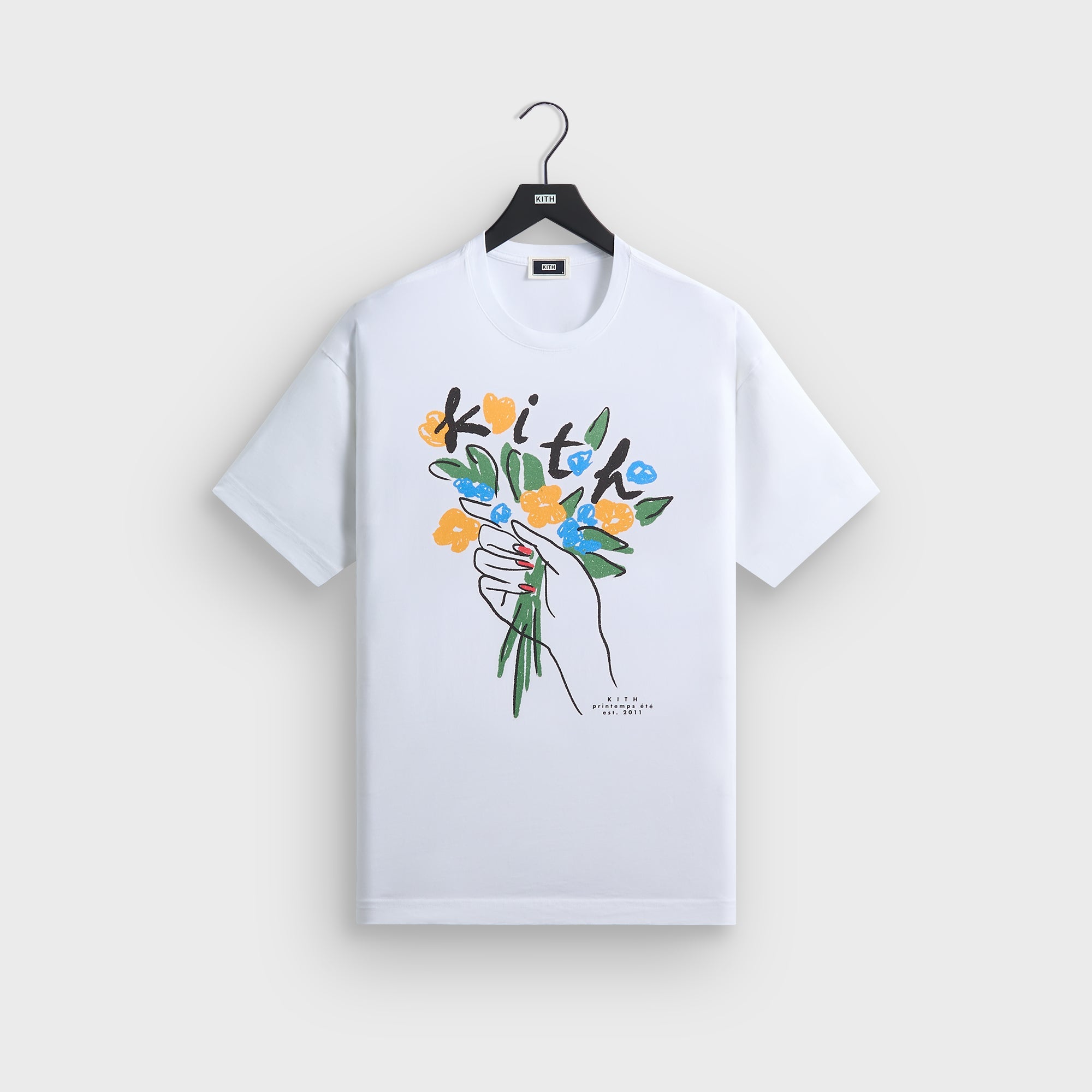 【KITH NYC】KITH＆KIN フラワーデザインTシャツ Kith Flowers Tee - White – Kith Europe