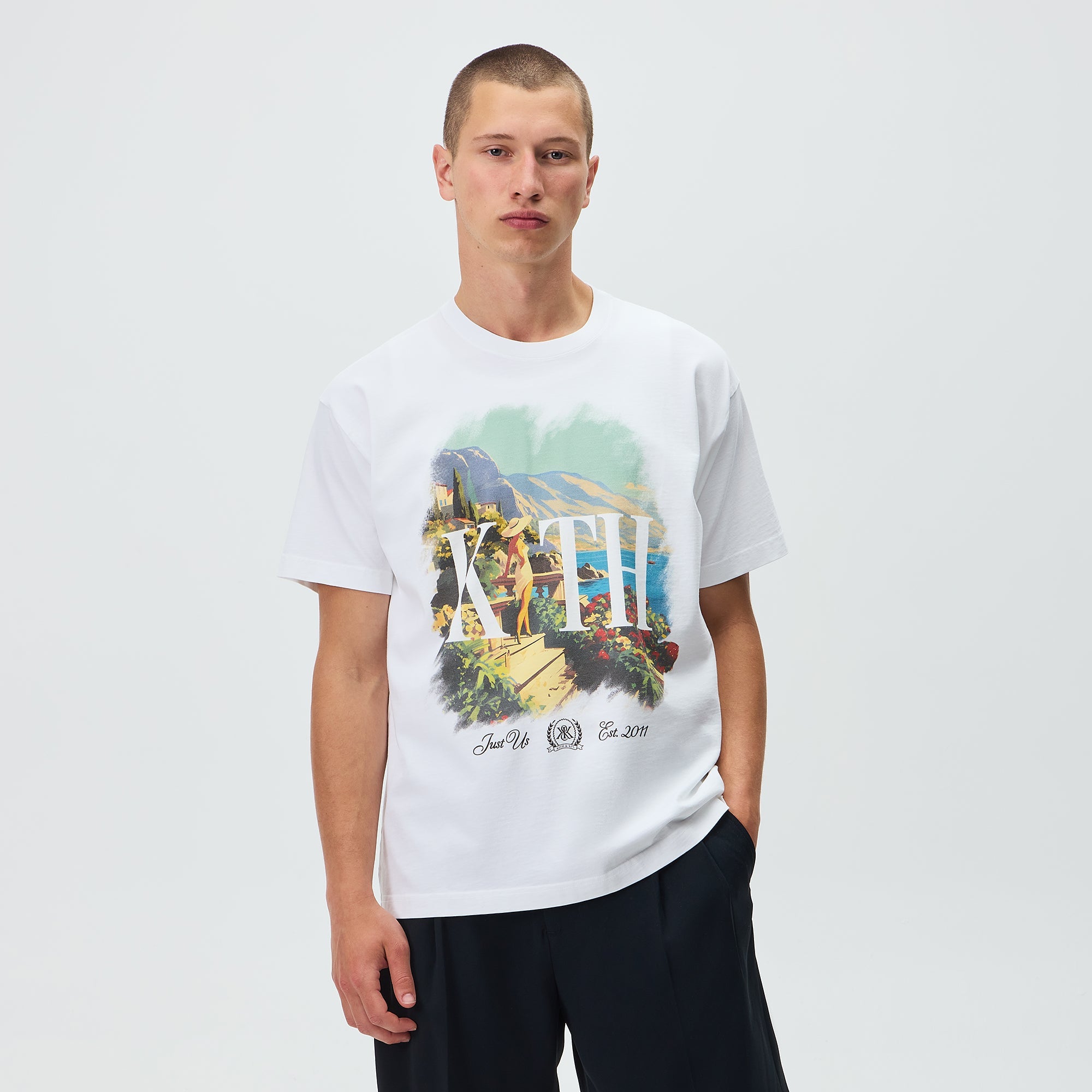 Kith Getaway Vintage Tee - White – Kith Europe