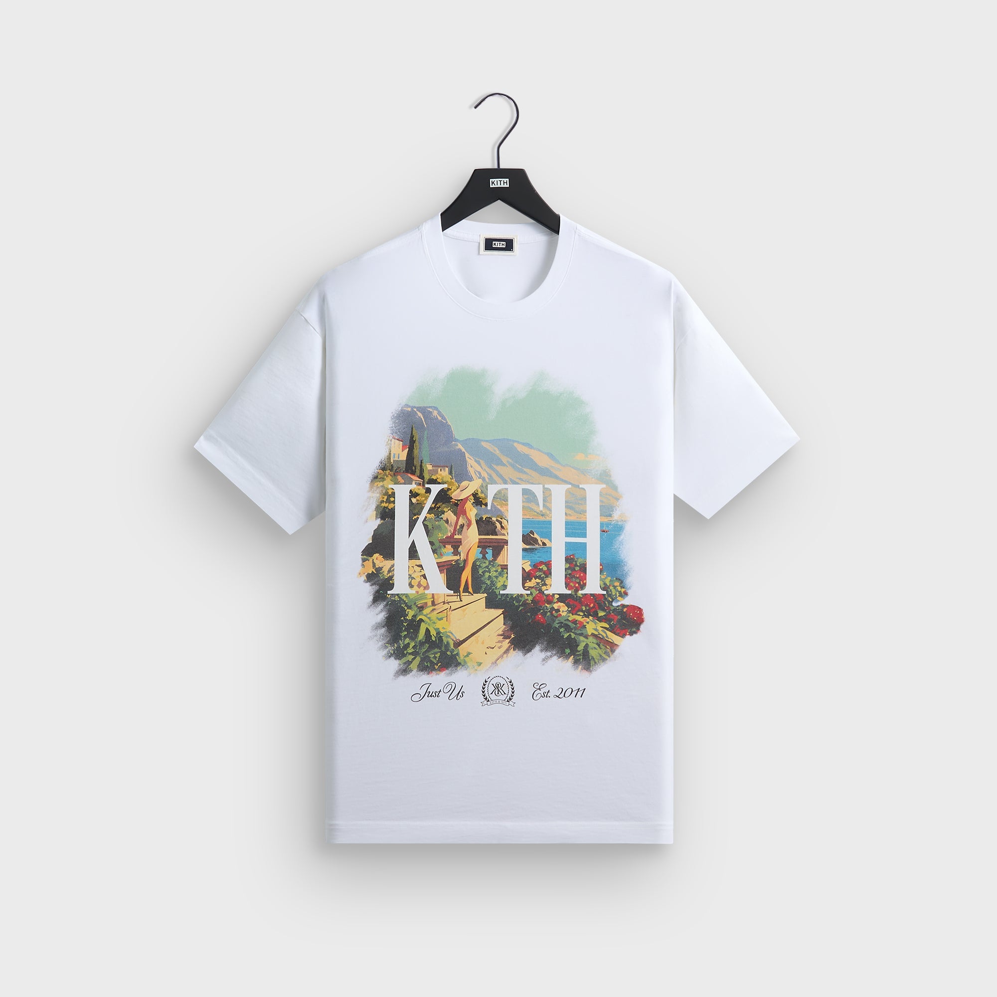 Kith Getaway Vintage Tee - White – Kith Europe