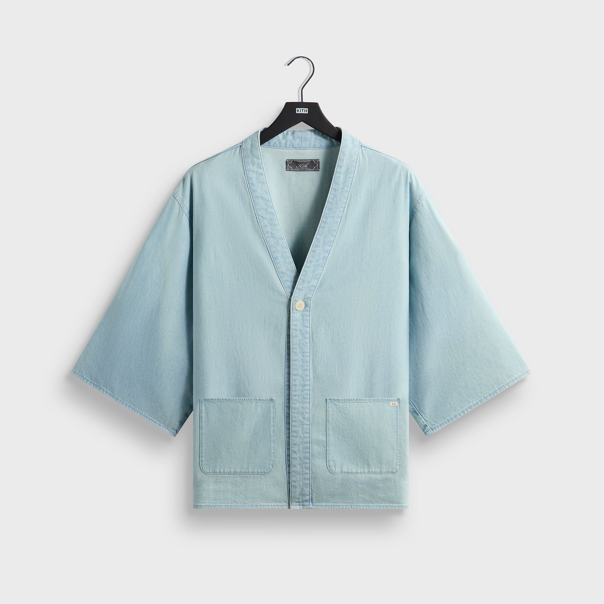 Kith Chambray Nanthan Shirt - Light Indigo – Kith Europe
