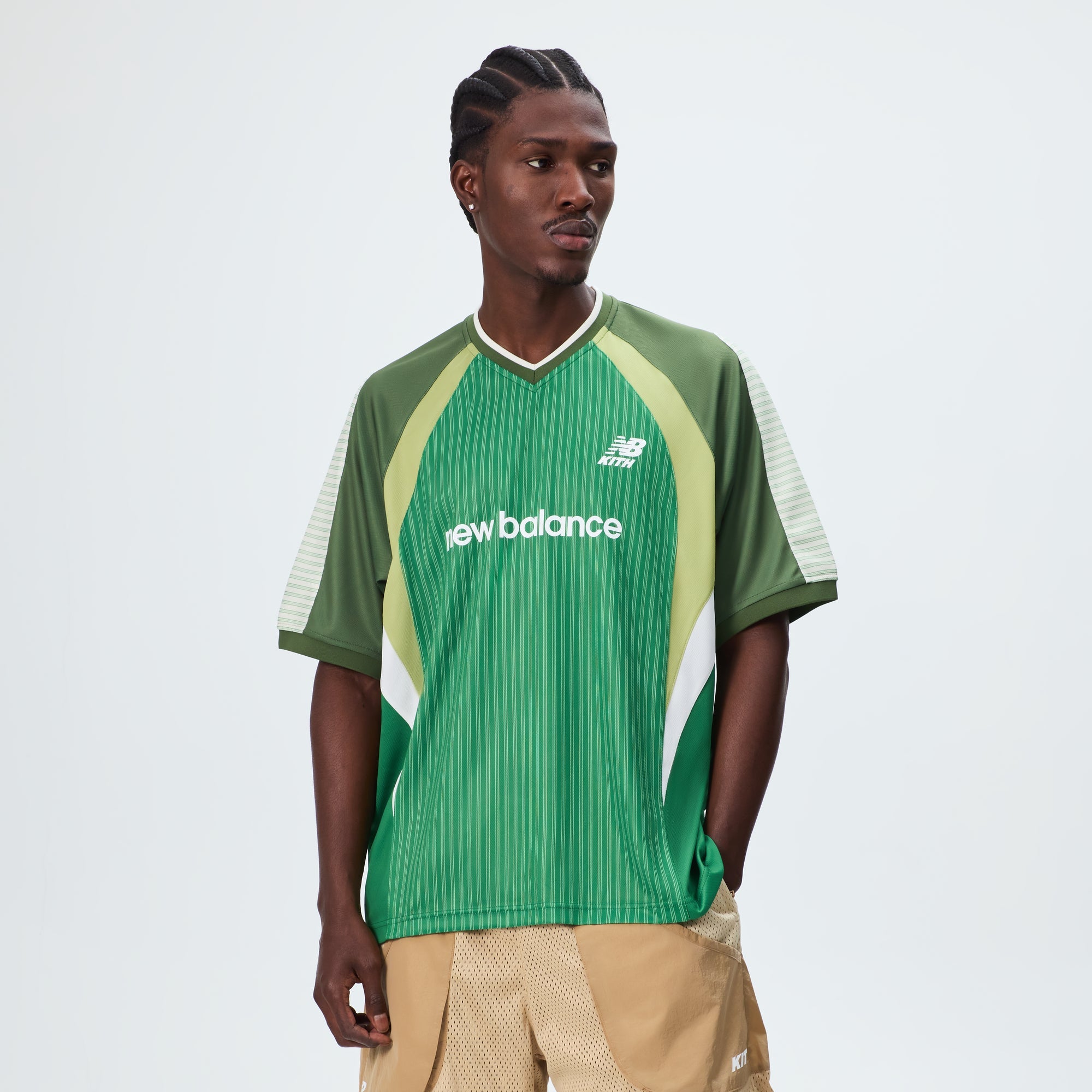 Kith & New Balance Mesh Chase Jersey - Spring Juniper – Kith Europe