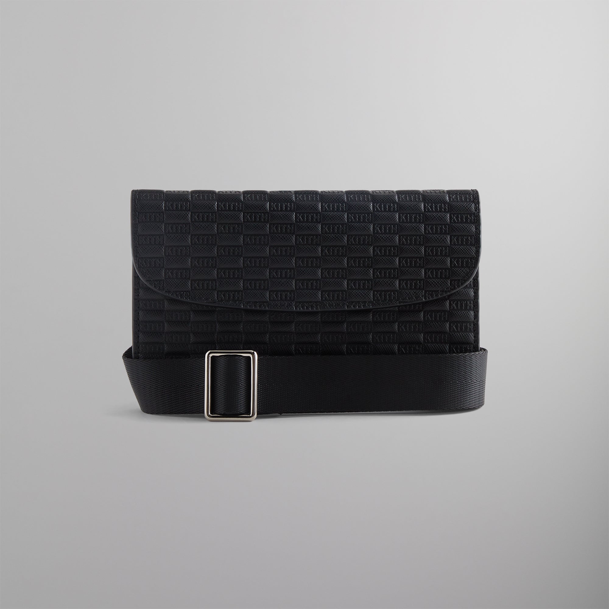 Kith Double Pouch Crossbody in Kith Monogram - Black – Kith Europe