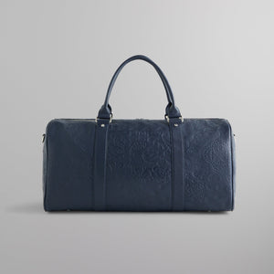 Kith Duffle Bag With Paisley Deboss in Saffiano Leather - Nocturnal