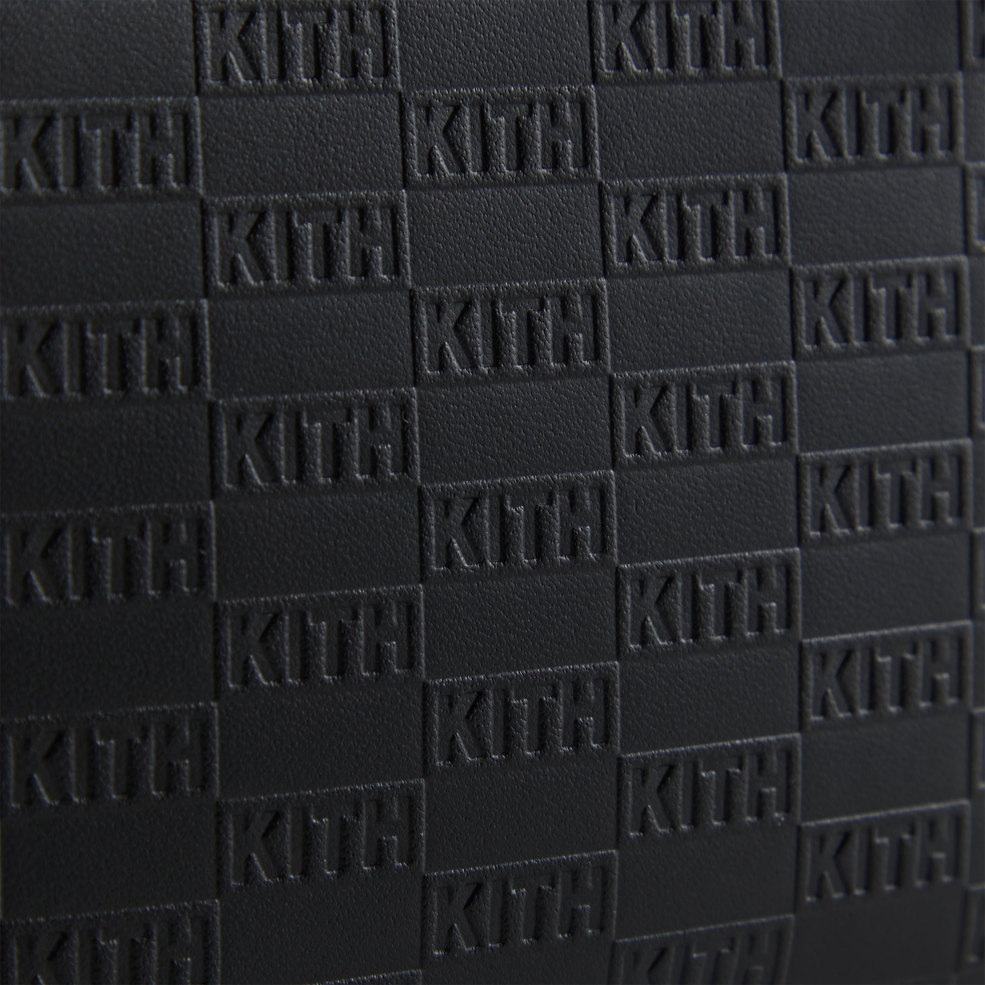 Kith Monogram Half Zip Wallet - Black – Kith Europe