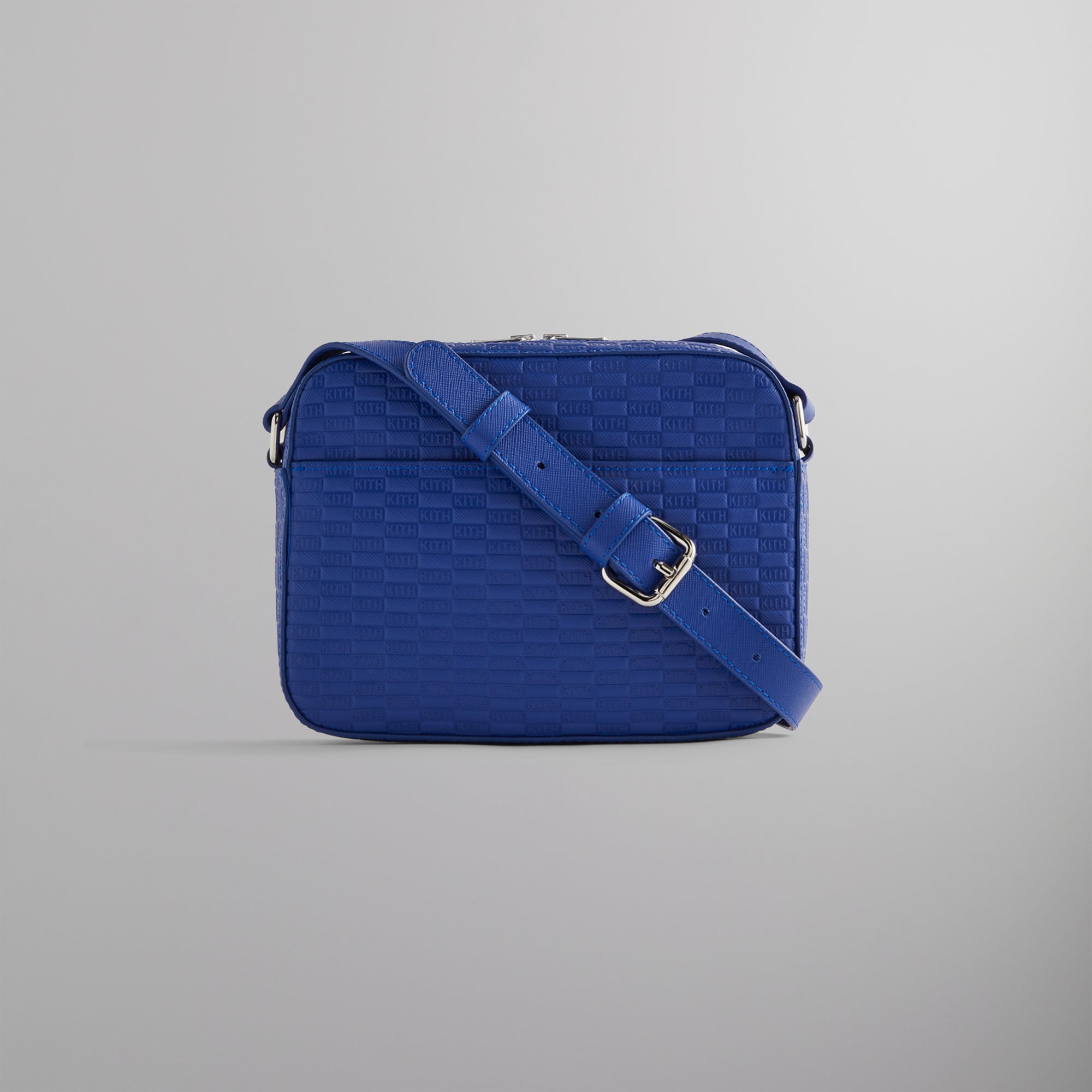 Kith Saffiano Leather Camera Crossbody - Royal